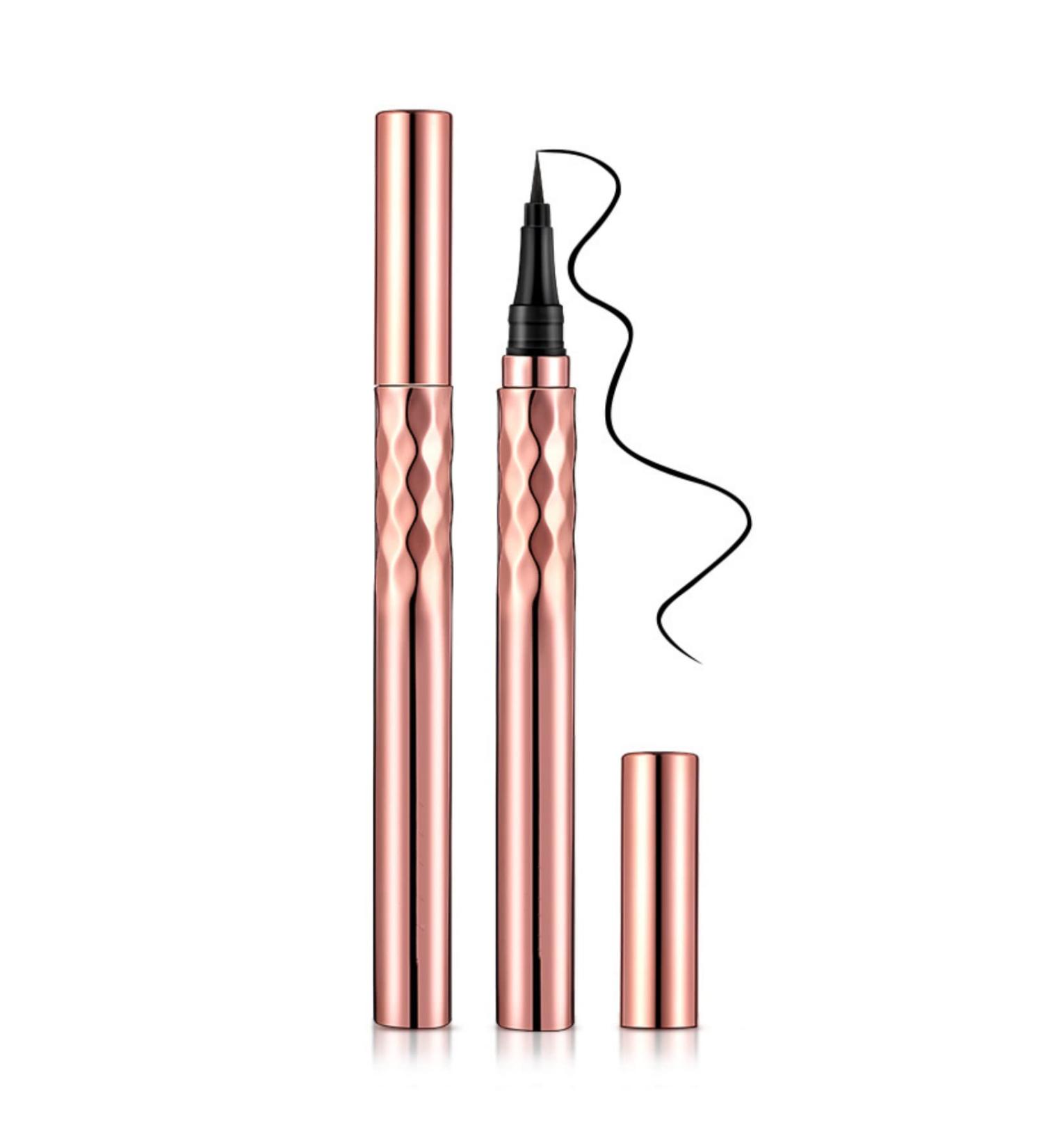 Rosarden Liquid Eyeliner - Super Thin Waterproof Black Eyeliner for Smudge Proof, Long Lasting Makeup - Buy Online on GoSupps.com