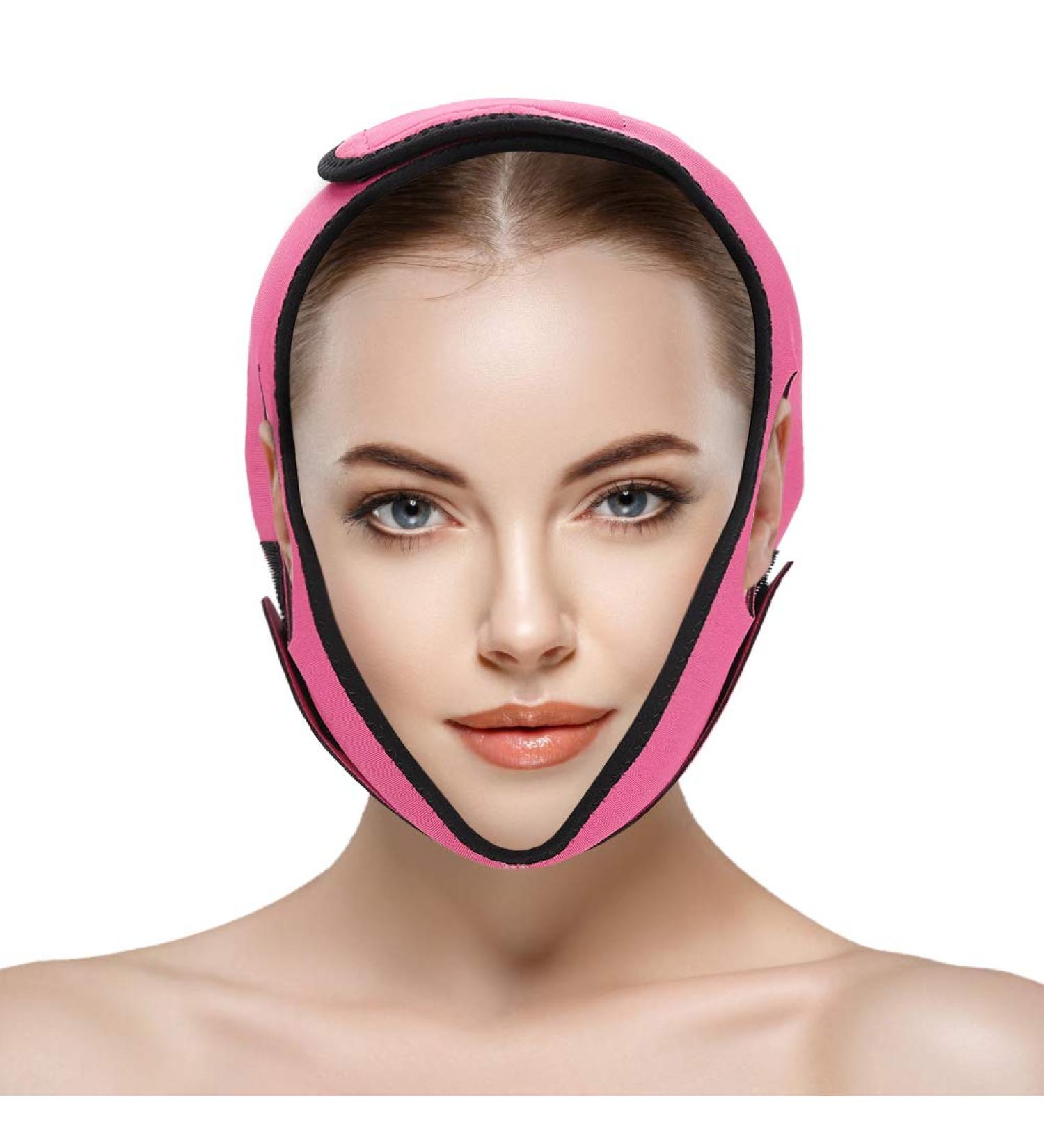 Double Chin Reducer Sagging Skin Remover Face Neck and Chin Lift Facial Lifting and Slimming Strap Pain- Anti-Wrinkle Band Facial Slimming Mask Breathable Lifting Face - Buy Online on GoSupps.com