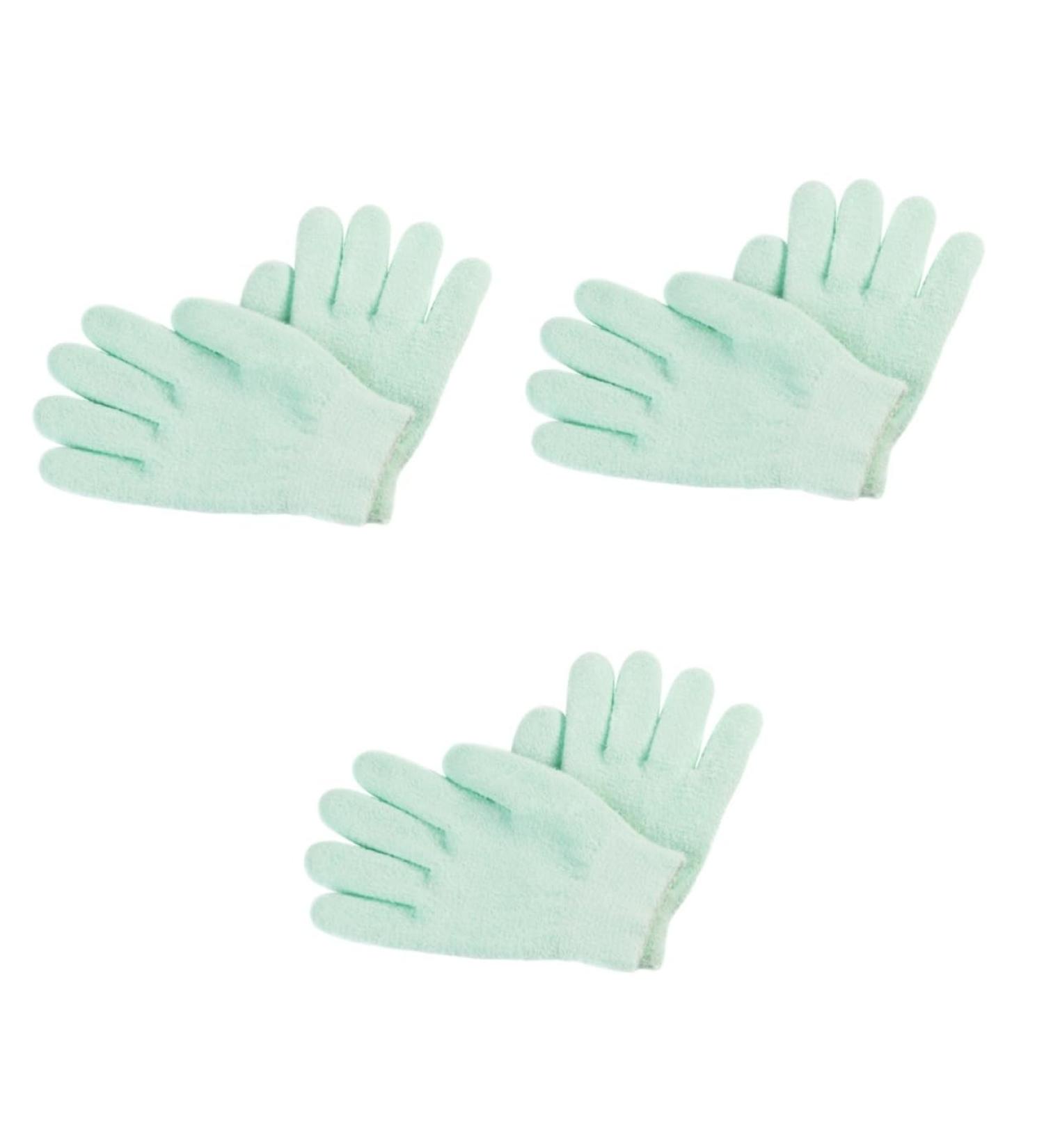 minkissy 3 Pairs Gel Gloves Softening Silicone Mitts Nail Molding Gel Hand Repair Gloves Nail Art Tools Sleeping Gloves Ladies Mittens Hand Lotions Hand Mask Moisturize Miss Yarn - Buy Online on GoSupps.com