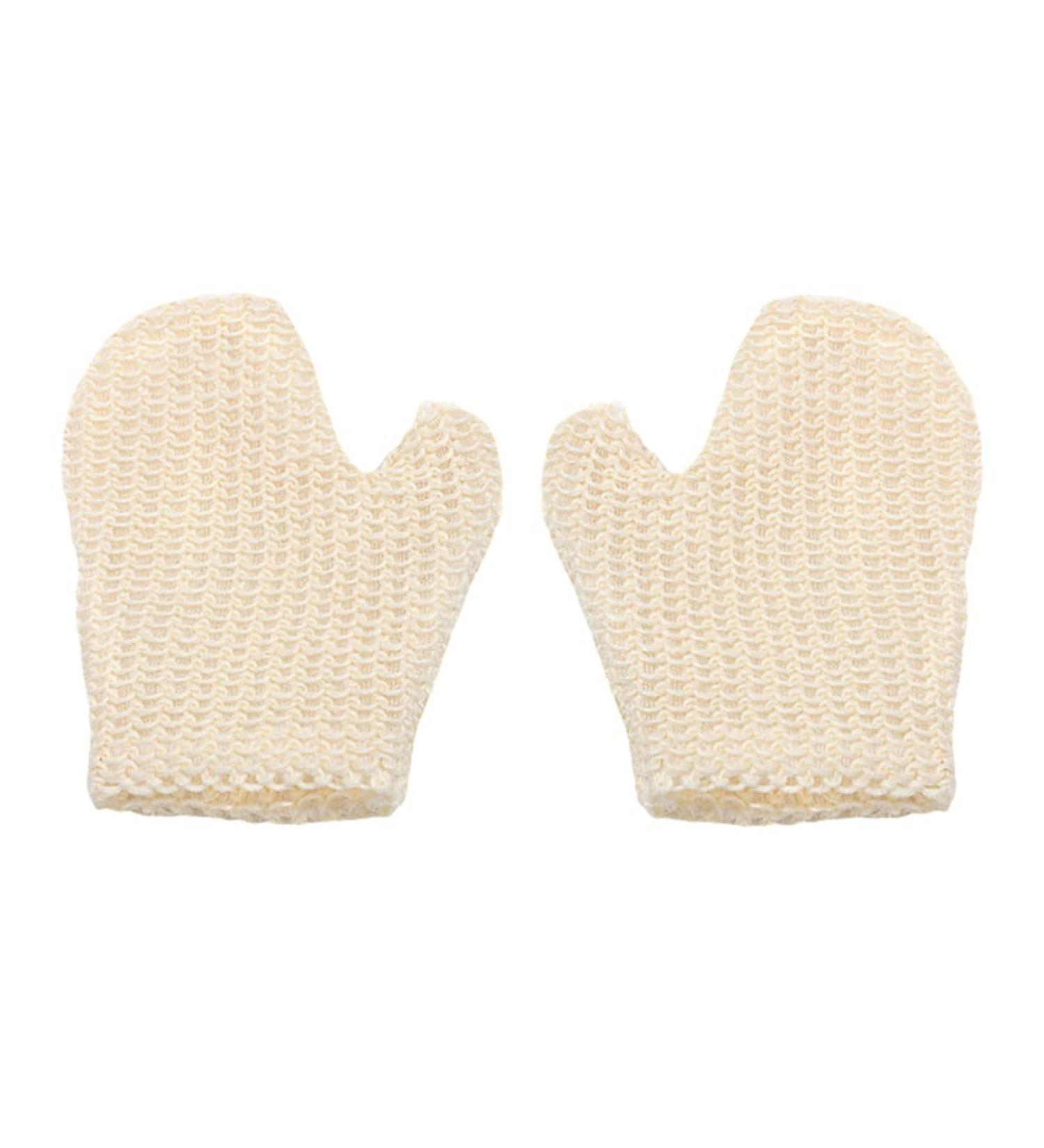 Buy Angoily 2-Piece Peeling Washbasin Gloves - Dead Skin Remover & Body Massage Scrub for Adults & Kids | SISAL Hollow Design for Effective Exfoliation - Buy Online on GoSupps.com