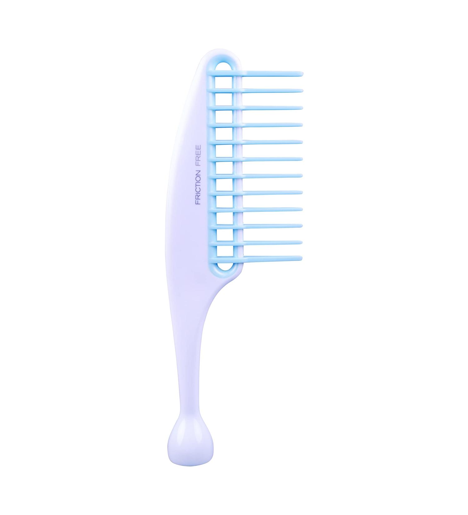 Cricket Friction Free Rake Comb for Detangling  Conditioning  Lifting  Fluffing  Curly  Thick  Medium  Long  All Hair Types  Wide Tooth Comb
