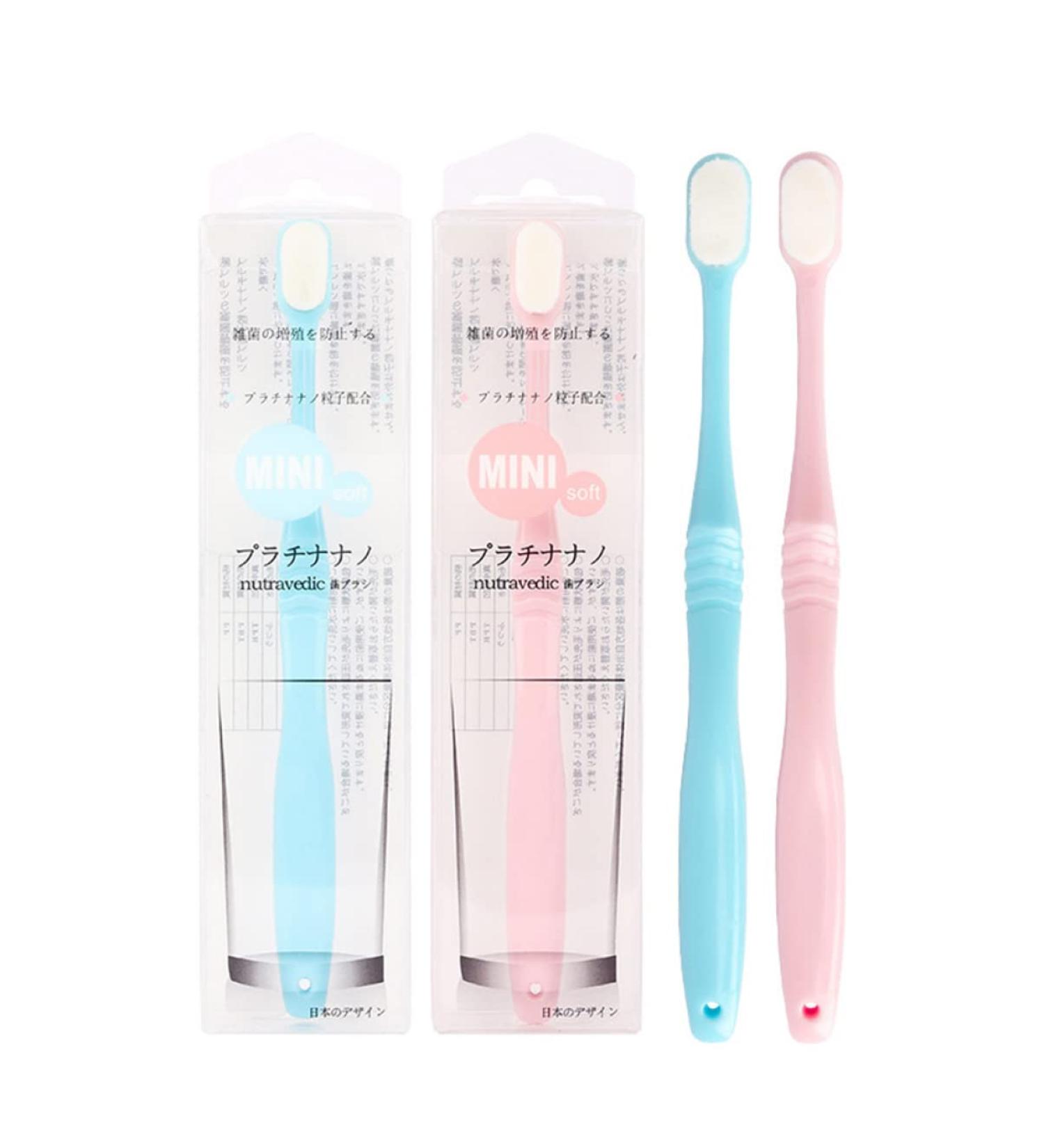 Shop Gatuida Nano Ultra-Fine Toothbrush - 2 Piece Set for Daily Care | Ideal for Pregnant Women | International Shipping Available - Buy Online on GoSupps.com