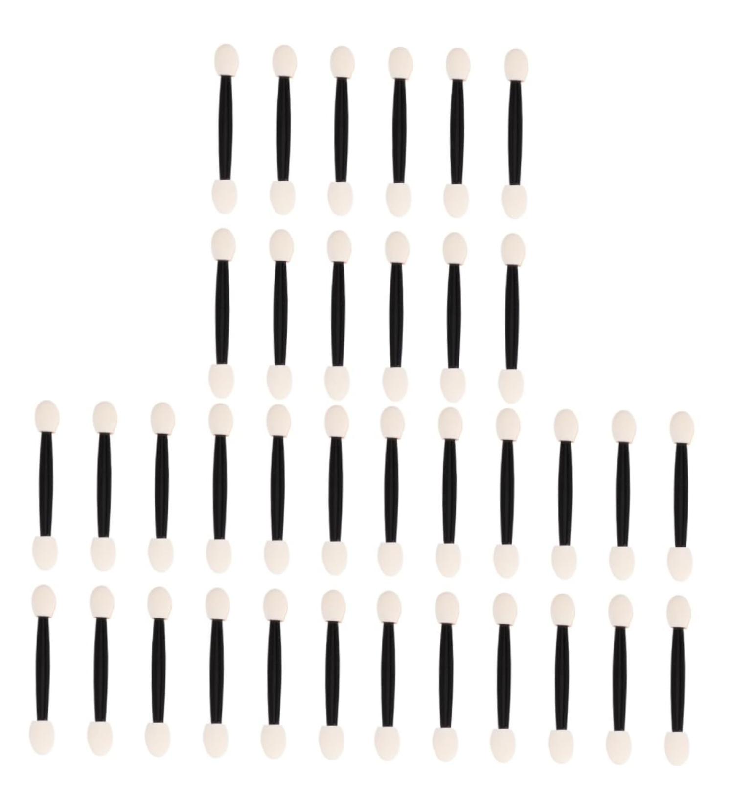Baluue 72 Pcs Eye Shadow Applicator Eyeshadow Sponge Applicator Dual Ended Eyeshadow Brush Black - Buy Online on GoSupps.com