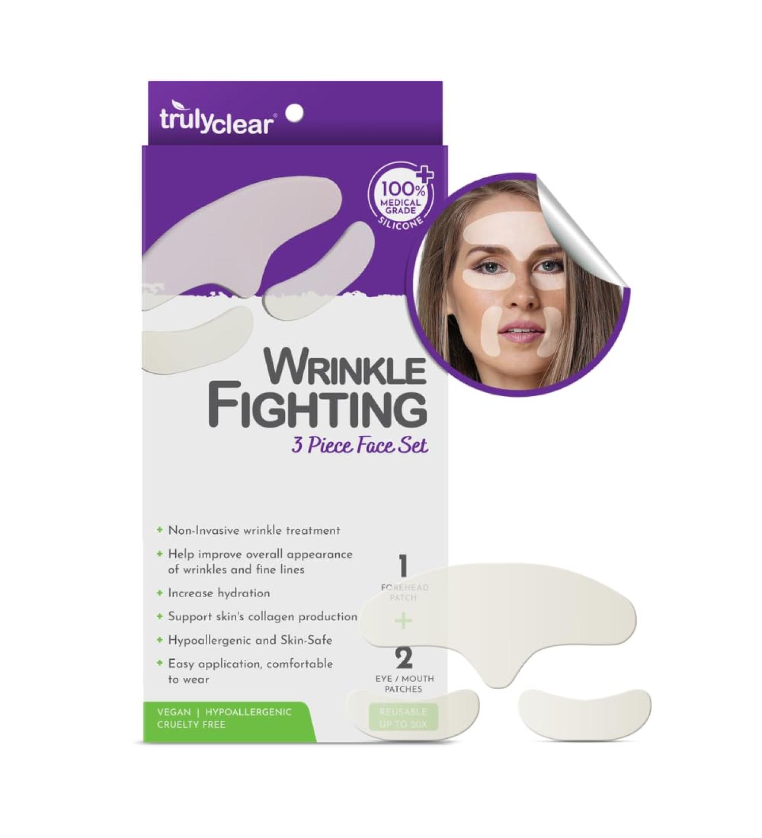 Expression Line Smoothing Forehead Patch | Medical-Grade Silicone for Anti-Aging & Overnight Wrinkle Reduction | 20X Reusable Beautify Brow Lift - Buy Online on GoSupps.com