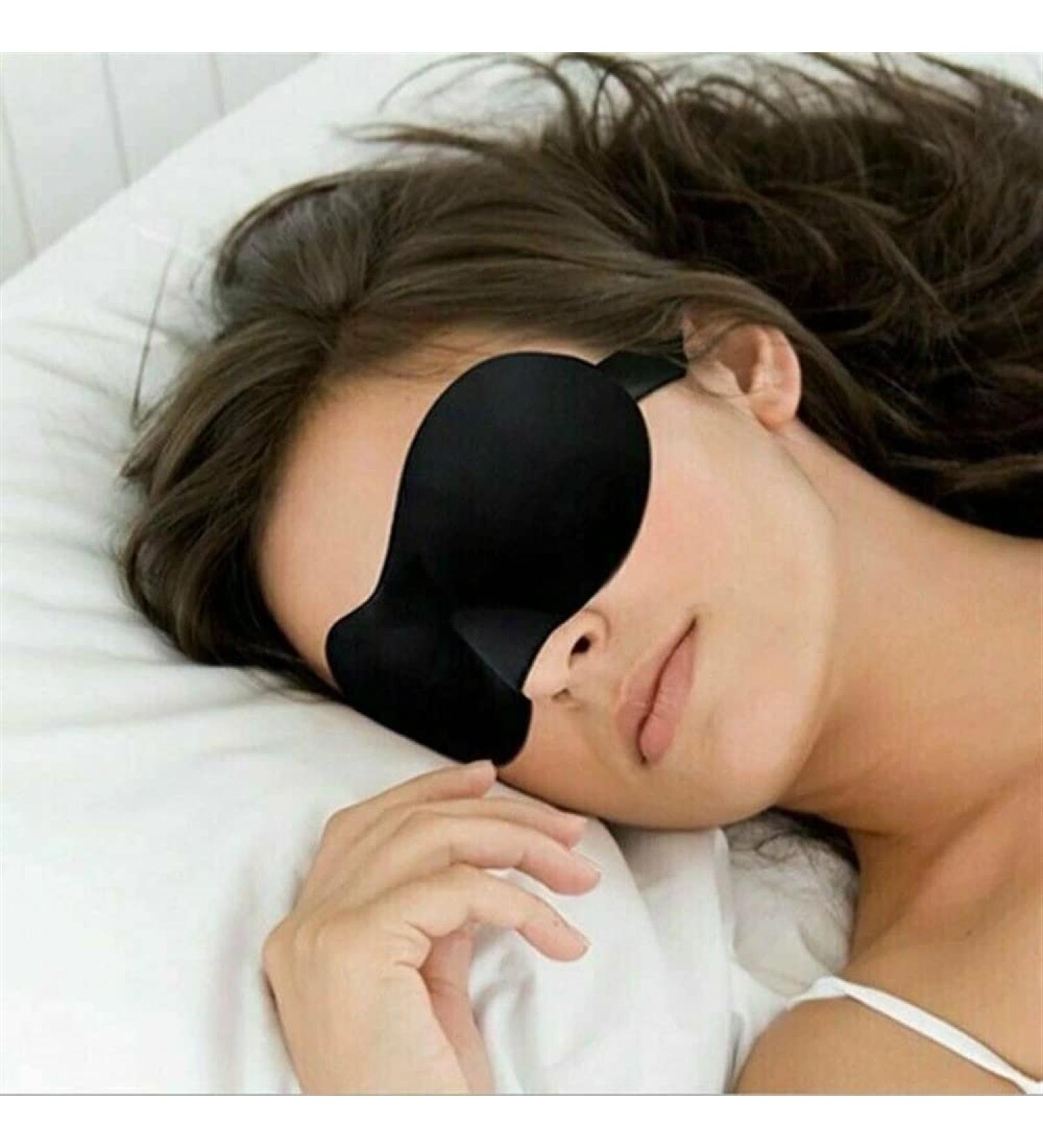Travel 3D Eye Mask Sleep Soft Padded Shade Cover | Relaxing Blindfold for Restful Sleep | YeSbTx - Buy Online on GoSupps.com