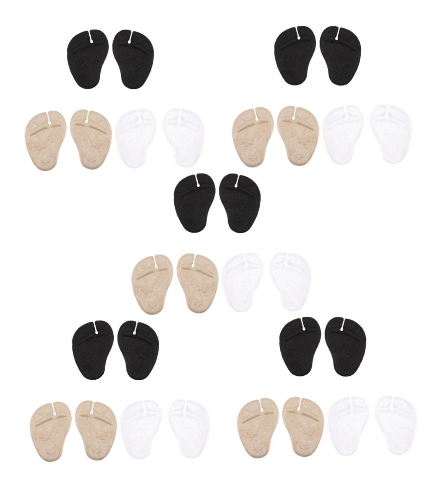 FRCOLOR 15 Pairs Forefoot Pads & Pinch Stickers for Sandals - Bunion Relief & Anti-Metatarsal Gel Pads for Women - Buy Online on GoSupps.com