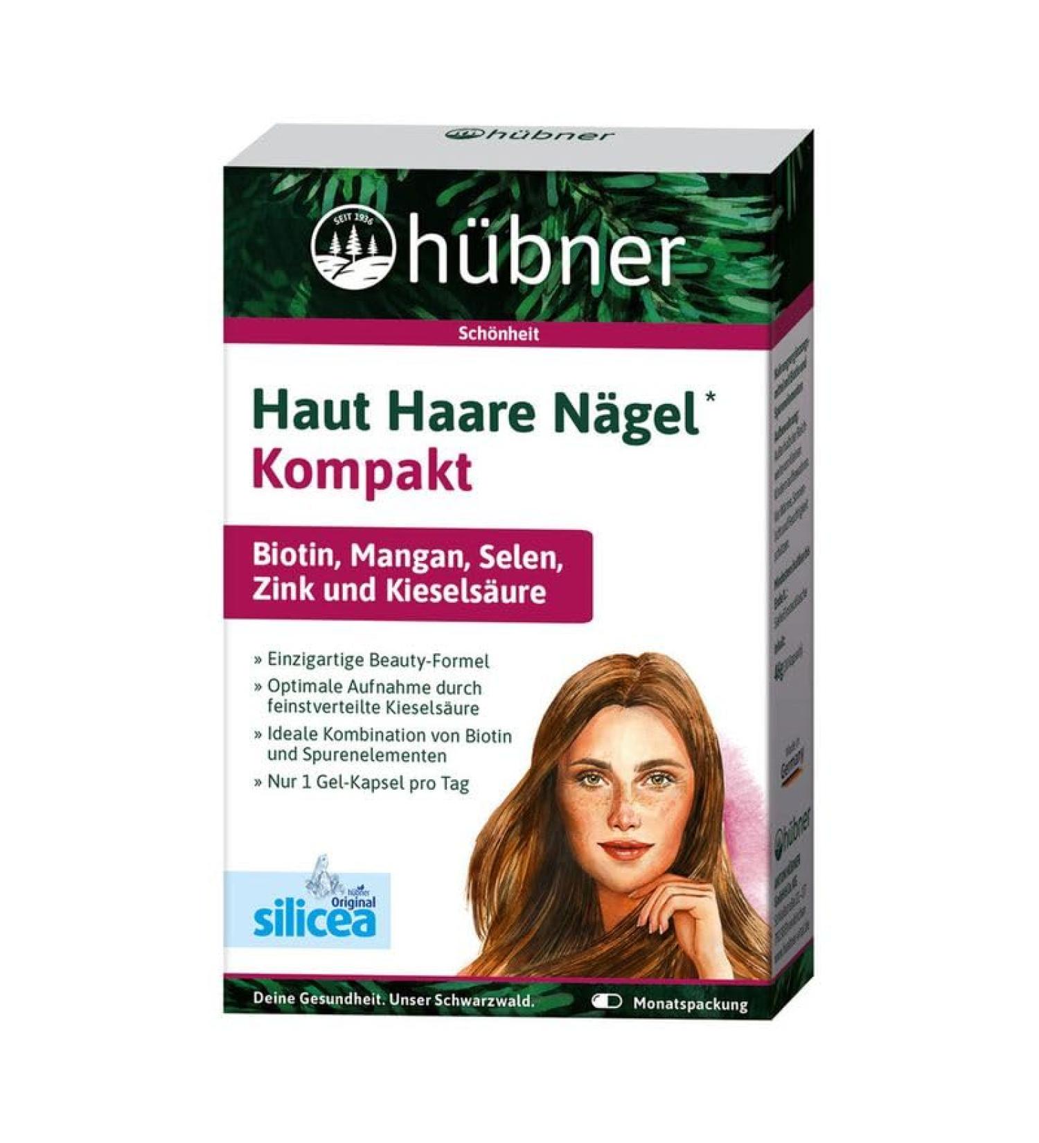 H bner Skinhair and nails compact capsules 30 caps