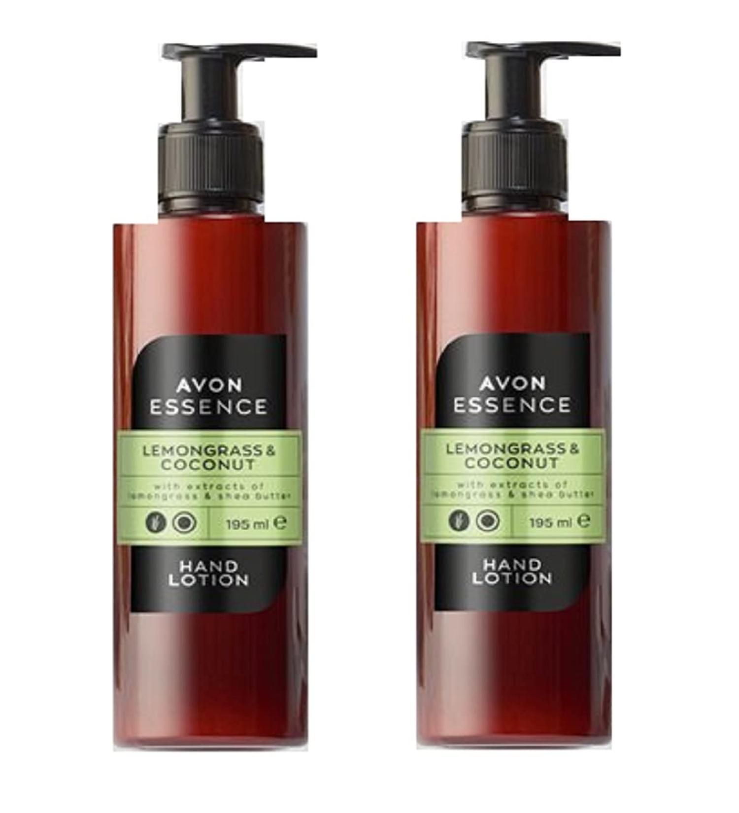 Avon Pack of 2 Hand Lotions Essence Citronella and Coconut 2 x 195 ml - Buy Online on GoSupps.com