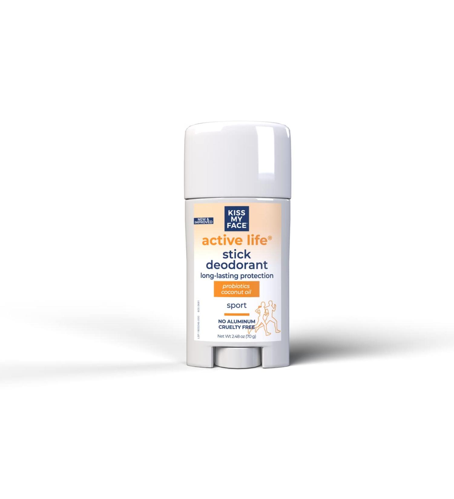 Kiss My Face Deodorant Stick Active Life Sport 2.48oz (6 Pack)