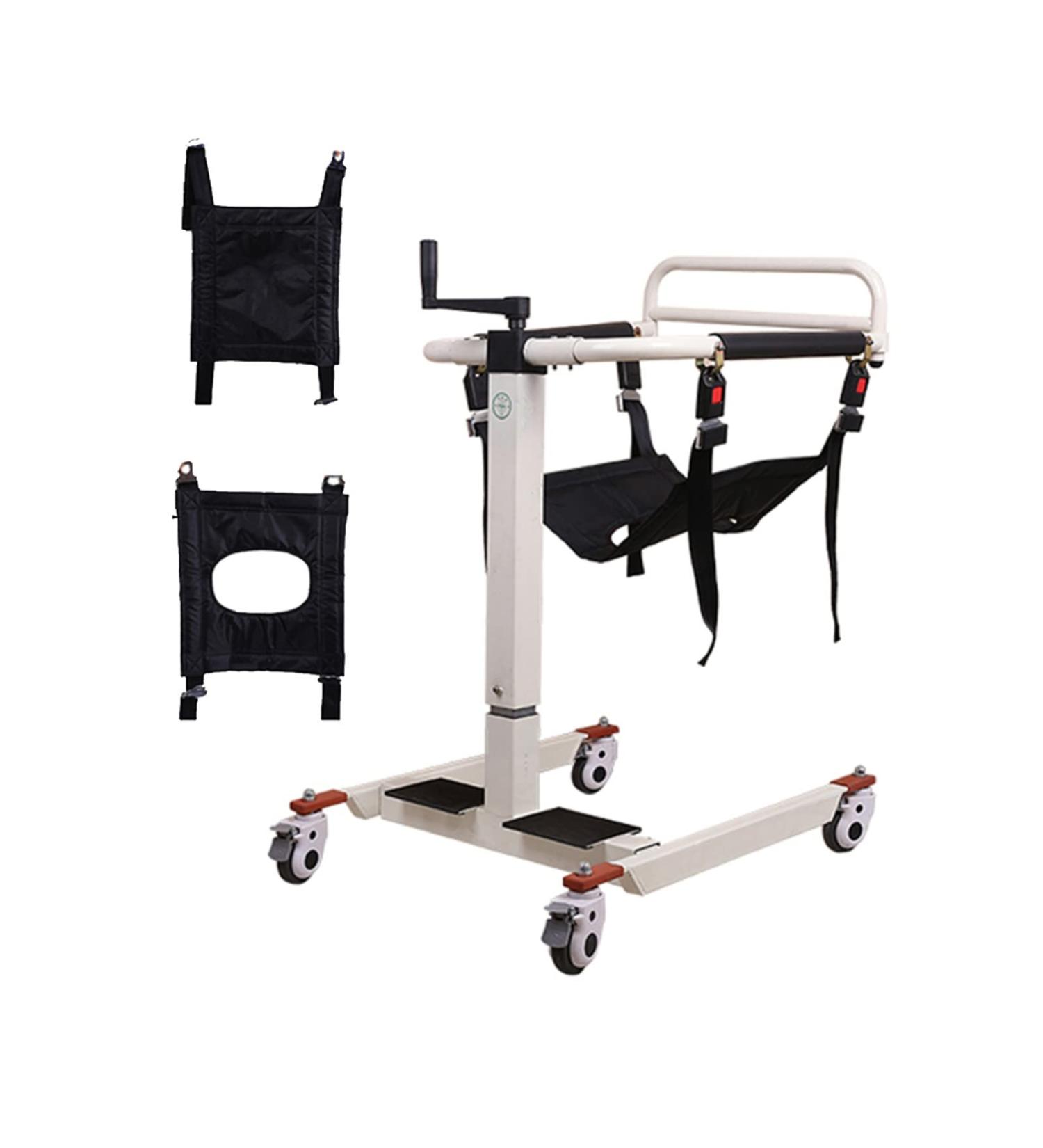 Patient Lift Wheelchair For Home Steel Transport Wheelchair Multifunctional Elderly Disabled Full Body Patient Transfer Lifter With Padded Seat 330 Lbs Weight Capacity(Color:C) - Buy Online on GoSupps.com