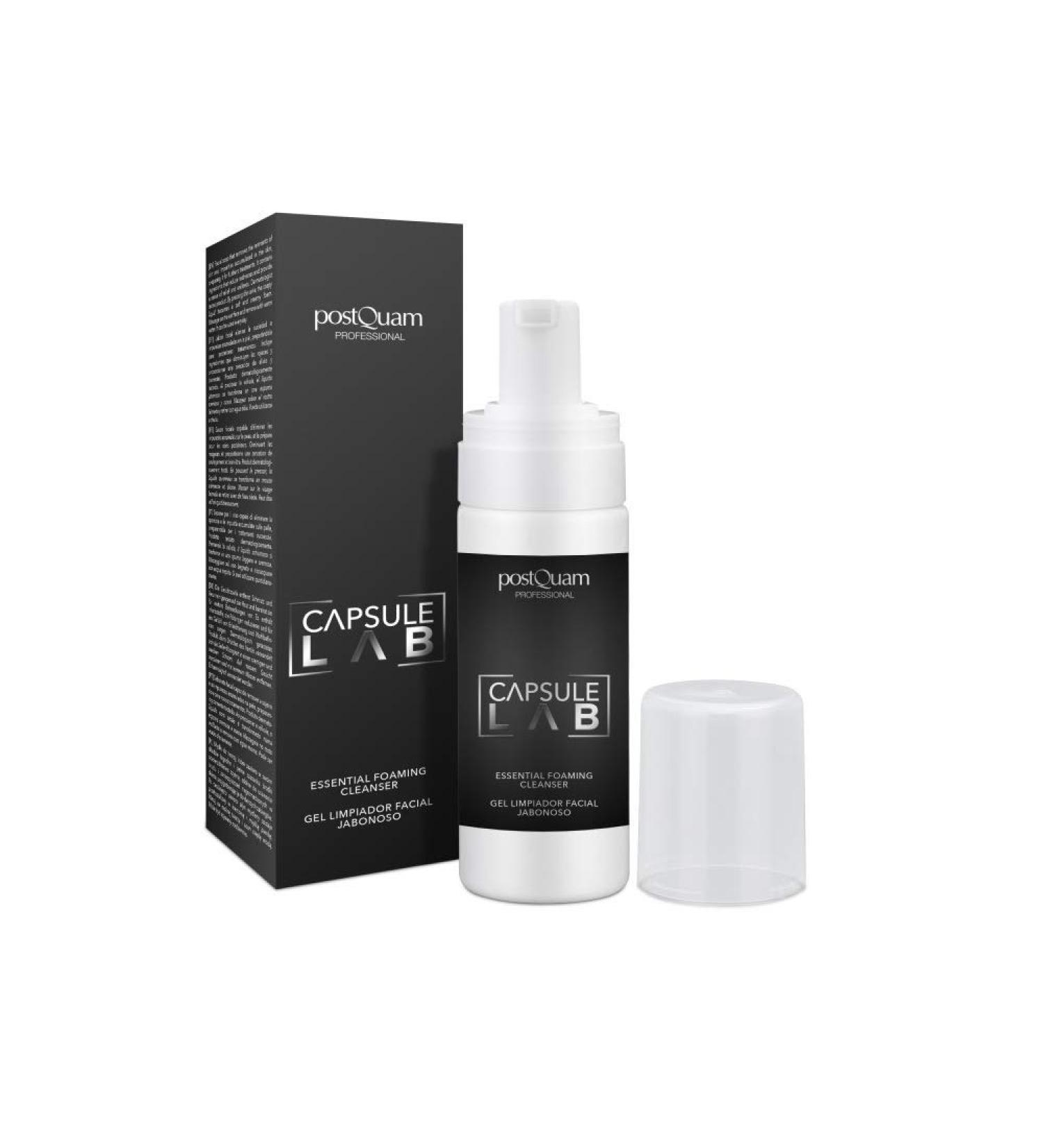 postQuam Professional Capsule Lab Essential Foaming Cleanser 150ml - 5.1oz Creamy And Smooth Foam - Skin Care Spanish Beauty - Protects The Skin - Smooth And Velvety Cell Renewal - Natural Ingredients - Provides Softnes  - Buy Online on GoSupps.com