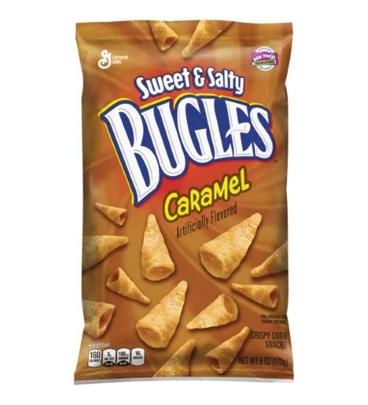 Bugles Sweet and Salty Caramel Snacks (Pack of 6)