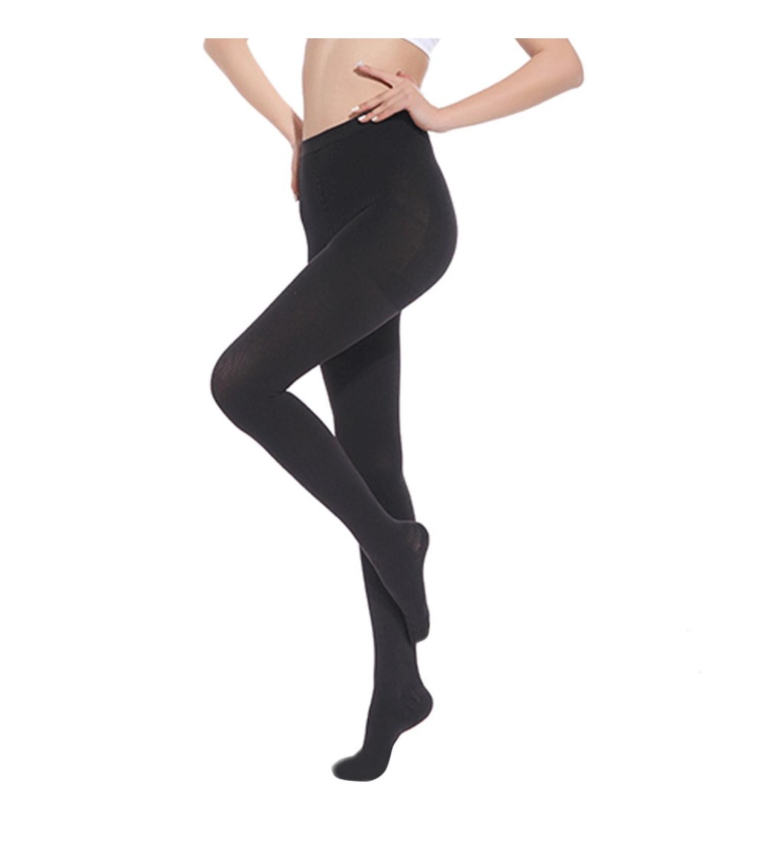 Compression Support Leggings 34-46mmHg for Women - Varicose Veins Relief, Firm Graduated Hose Pants - X-Large Black - Buy Online on GoSupps.com