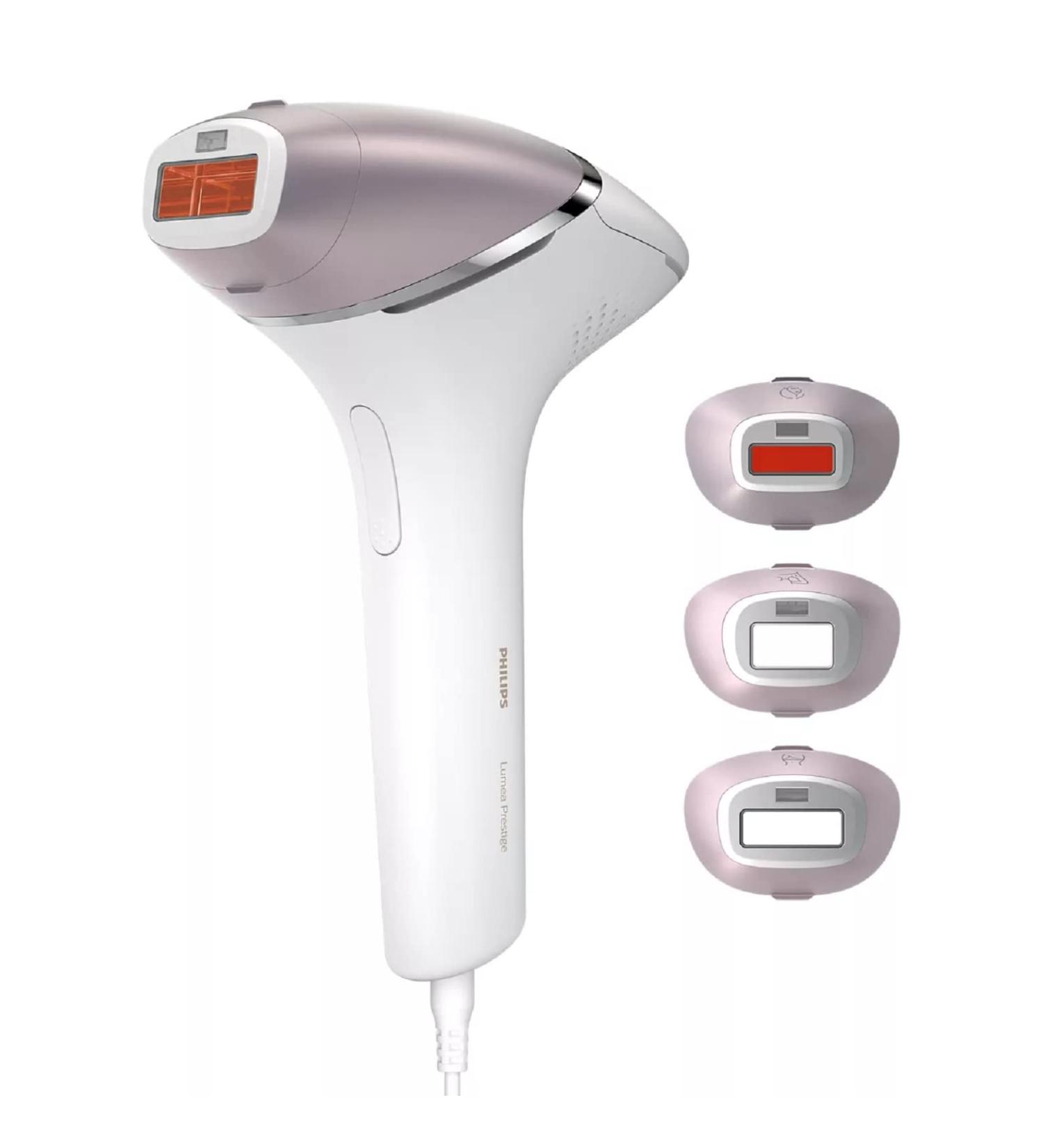 PHILIPS Lumea Prestige BRI947/00 Corded IPL Hair Removal Device with SenseIQ and 4 attachments for Body Face Bikini & Underarms Pack Of 1 1.12 Kg