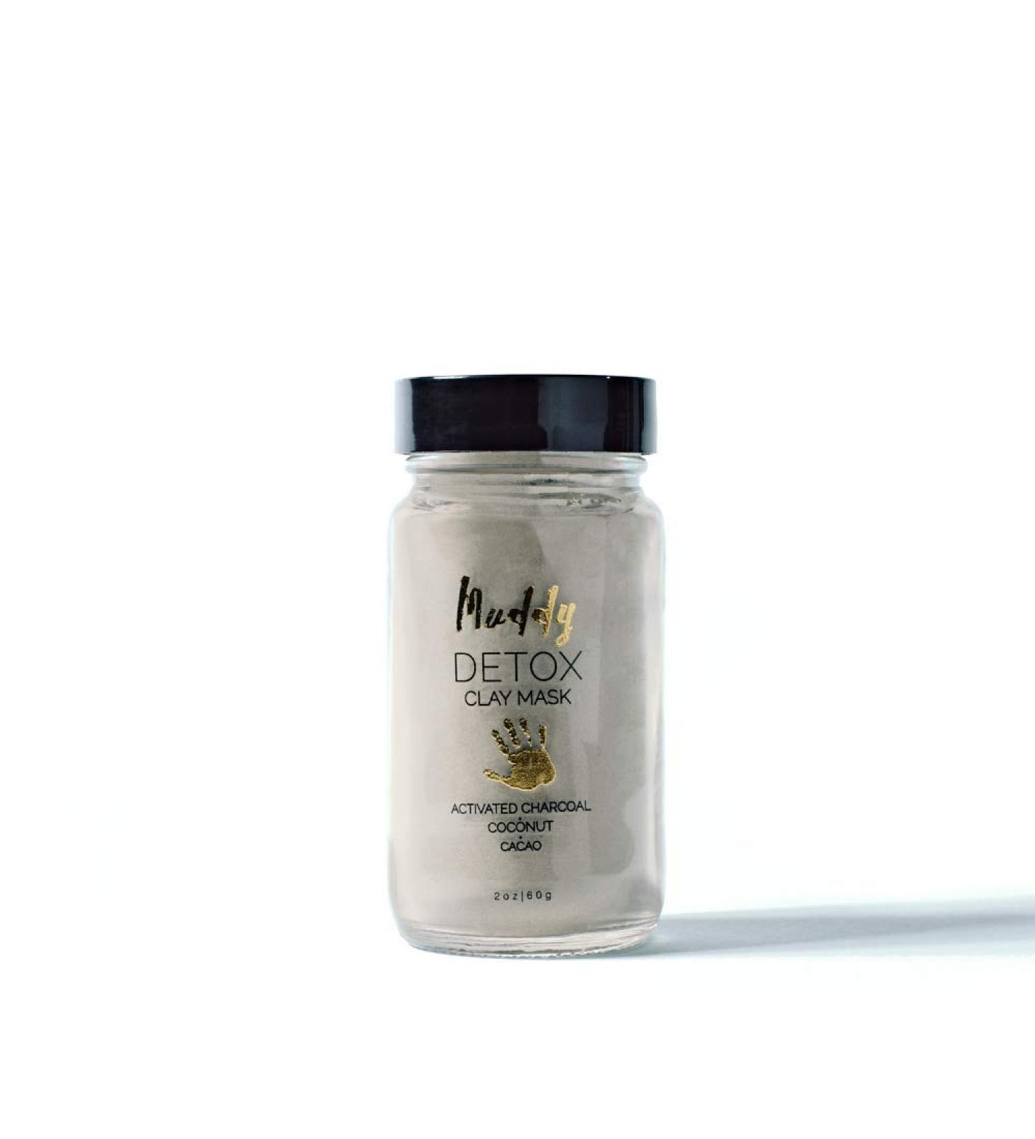 Muddy Body Detox Clay Face Mask - 9 Skin-Nourishing Ingredients, Dead Sea Clay, Hydrating & Toning, Spa Kit Gift for Teens & Women, 2 oz - Buy Online on GoSupps.com