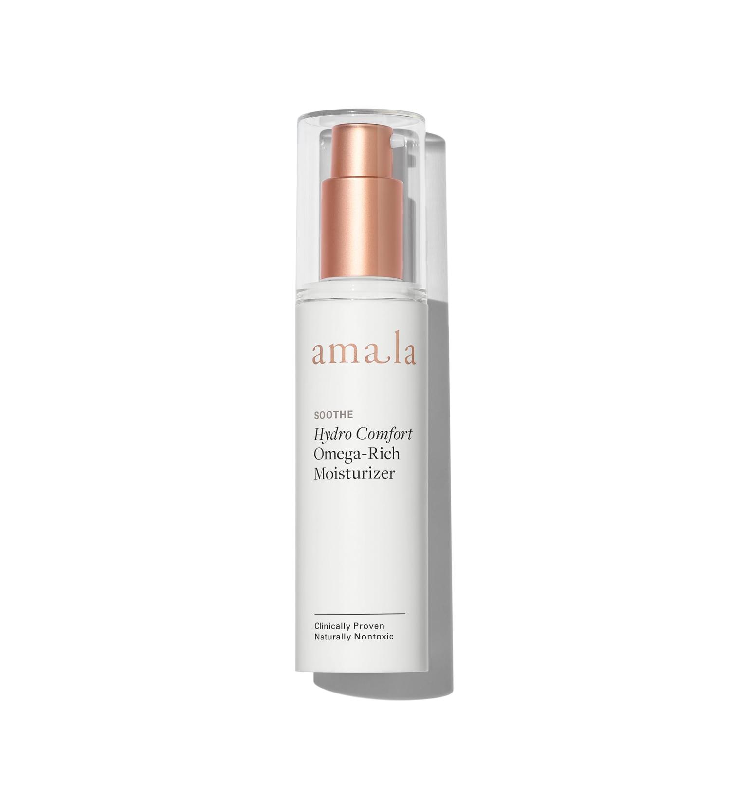 Amala Hydro Comfort Omega-Rich Moisturizer - Anti-Aging Natural Cream with Vitamin F & Hemp Seed Oil | 50ml - Buy Online on GoSupps.com