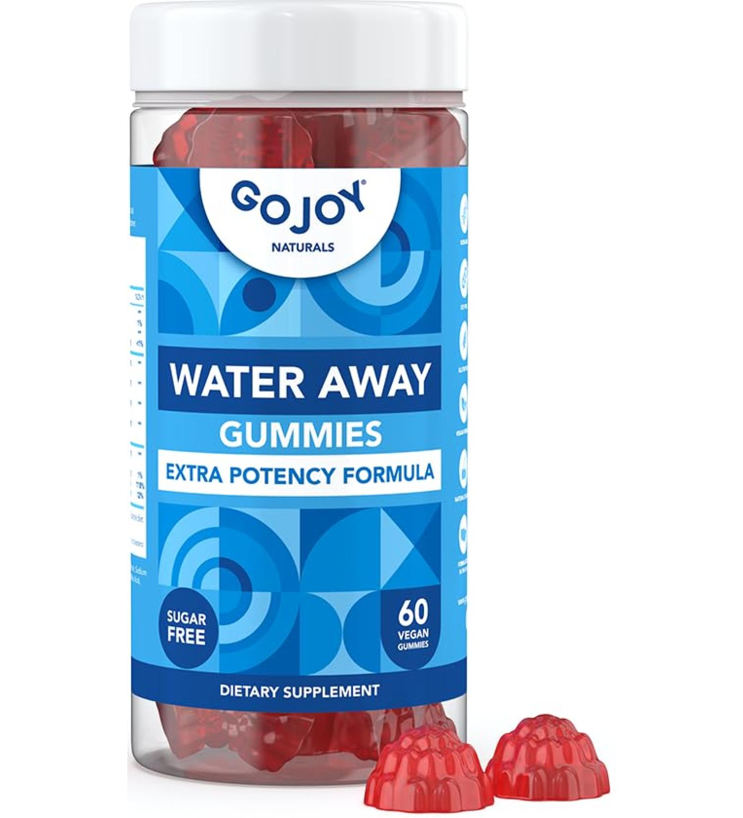 Water Away Gummies - Natural Diuretic for Men & Women | Reduce Water Retention & Bloat - Buy Online on GoSupps.com