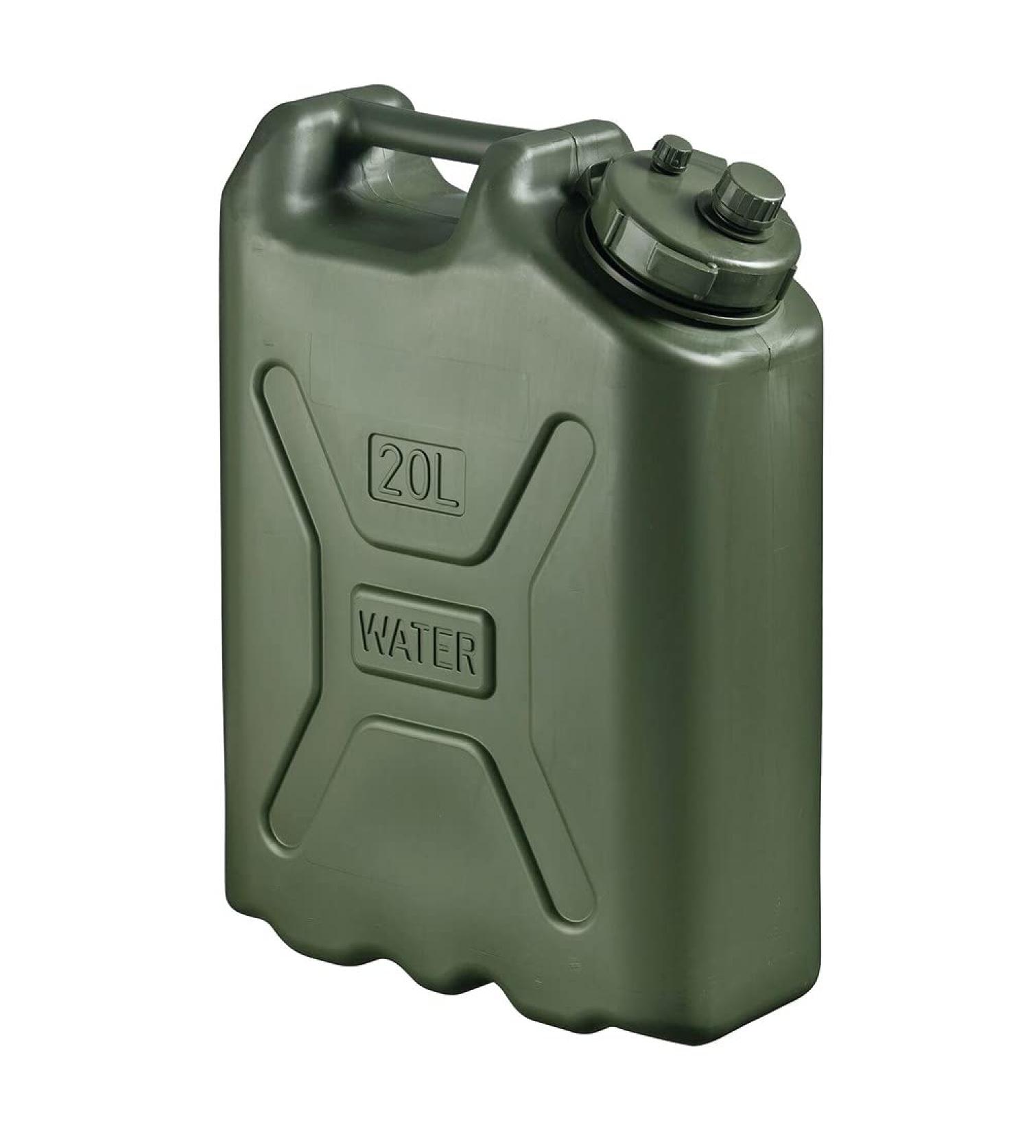 Scepter 05177 Military Water Container - 5 Gallon (20 Litre) Green Food Grade Jug for Camping and Emergencies - Buy Online on GoSupps.com