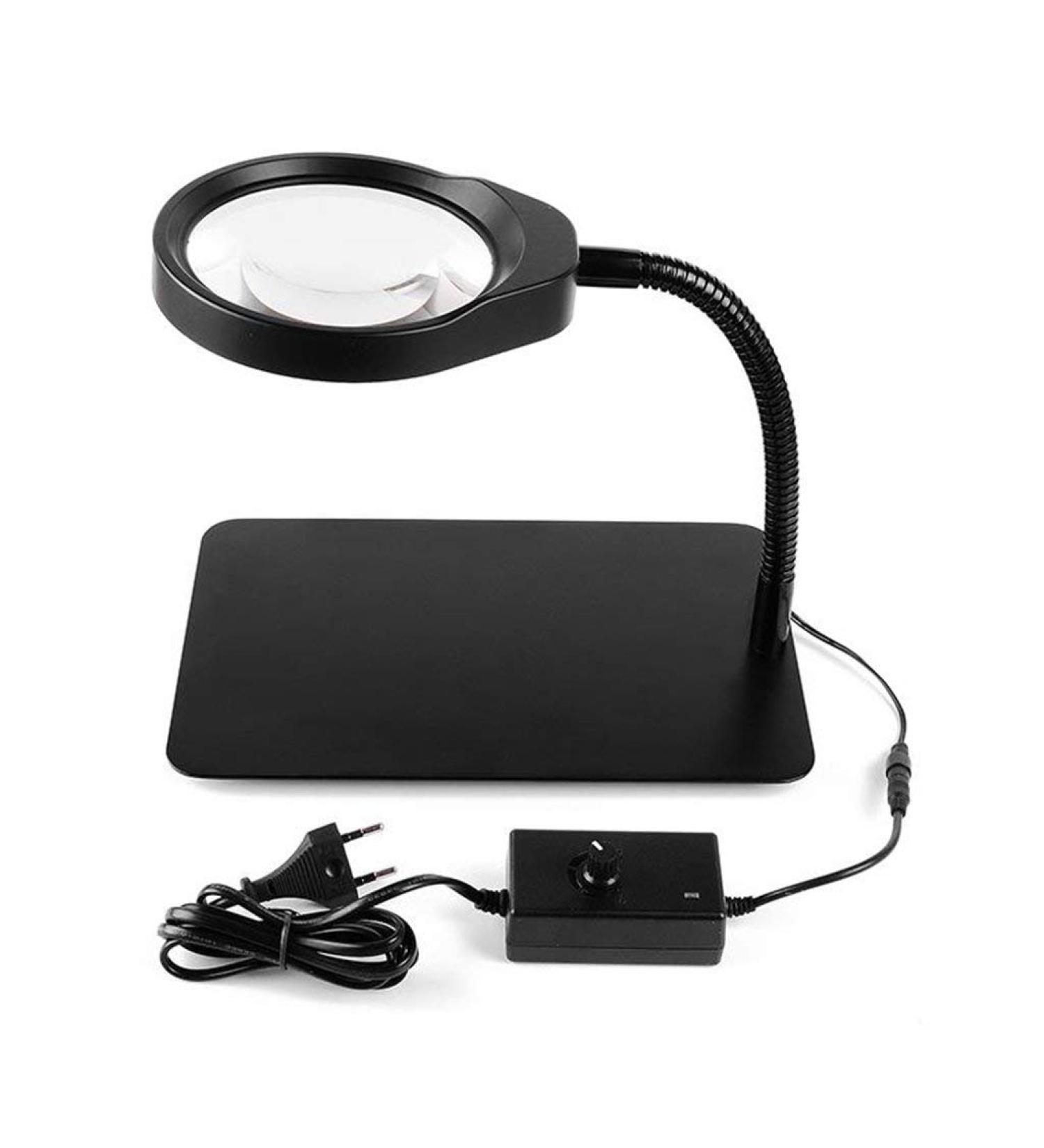 Magnifiers 10 Times Desktop Magnifying Glass with lamp high-Definition Maintenance Welding Identification Multi-Function Mirror 36 lamp Bead Lighting More Clear Reading Aids - Buy Online on GoSupps.com