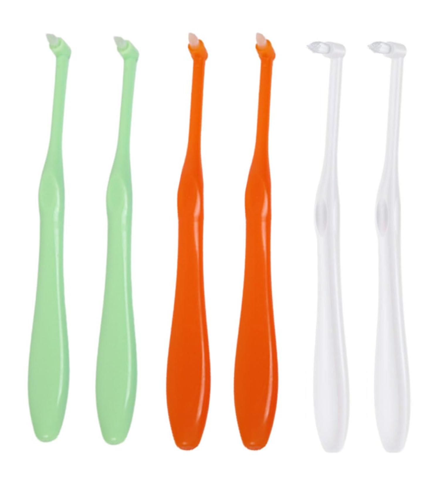 SSRDFU Tuft Toothbrush Set 6 Pieces for Detail Cleaning | Soft Interdental Brush for Ultimate Oral Care - Buy Online on GoSupps.com