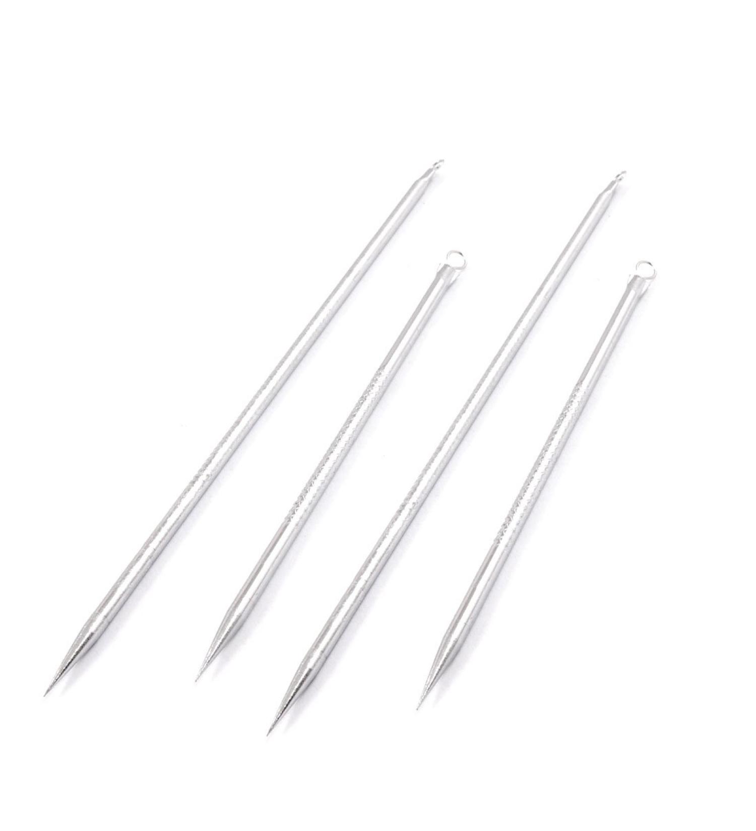 Ruilogod Skin Care Cosmetic Tool Metal Acne Removing pin 2 Bags