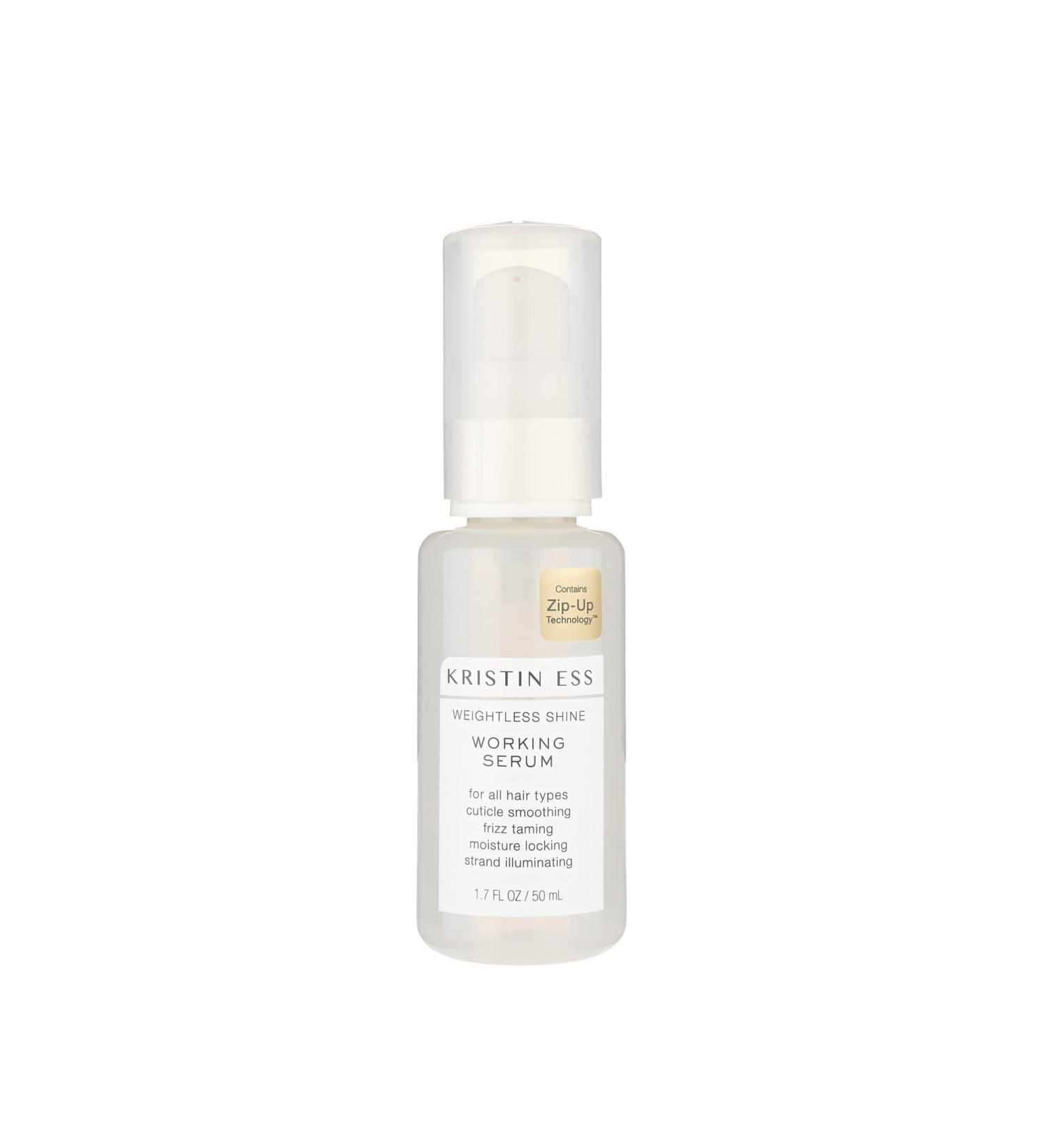 Kristin Ess Hair Weightless Shine Serum - Frizz Taming, Cuticle Smoothing, Moisture Locking - 1.7 fl oz - Buy Online on GoSupps.com