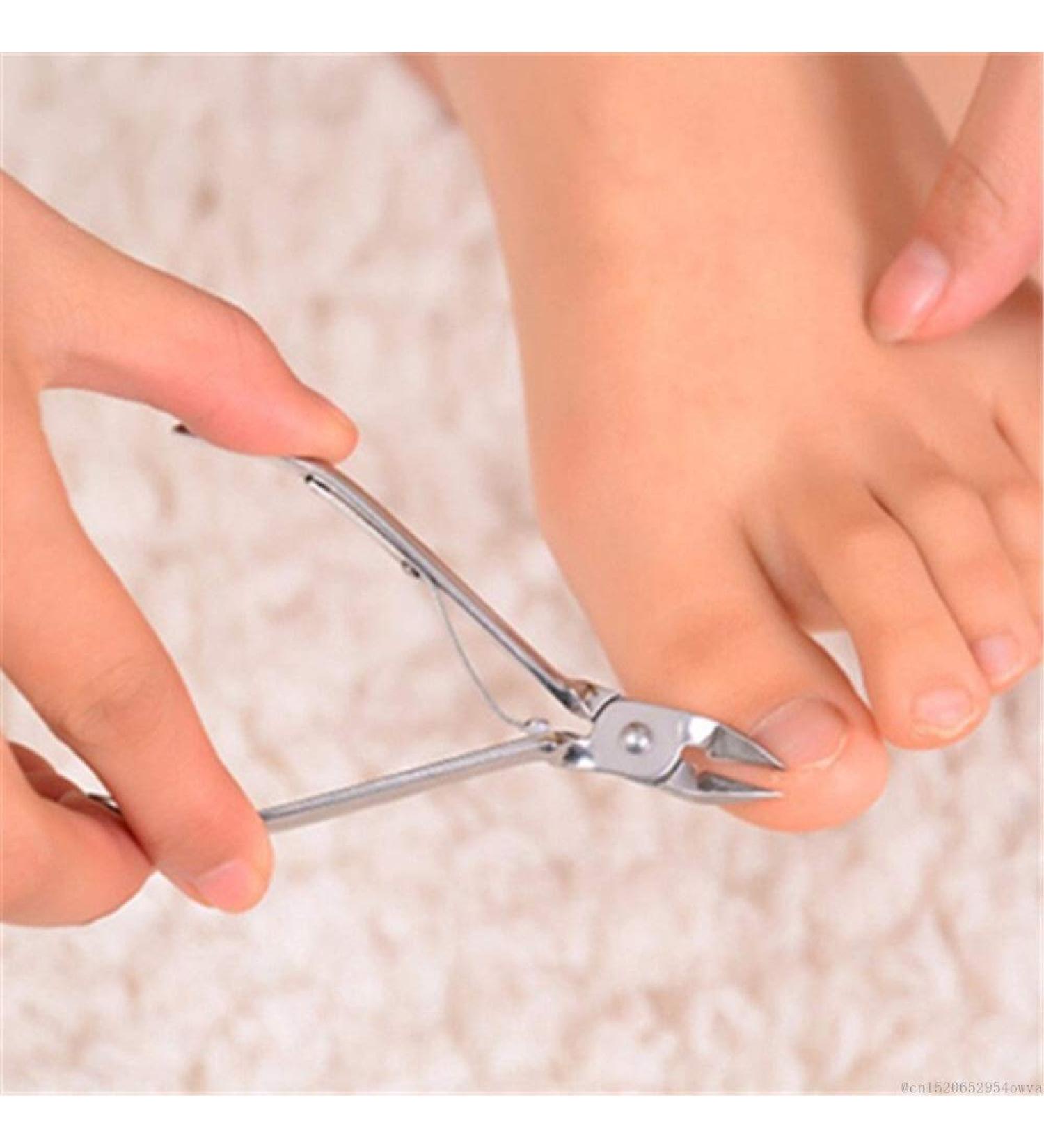SJLS Stainless Steel Dead Skin Cuticle Scissors for Finger & Toe Nipper Trimming Nail Clipper Cutter Scissor Manicure Tool - Buy Online on GoSupps.com