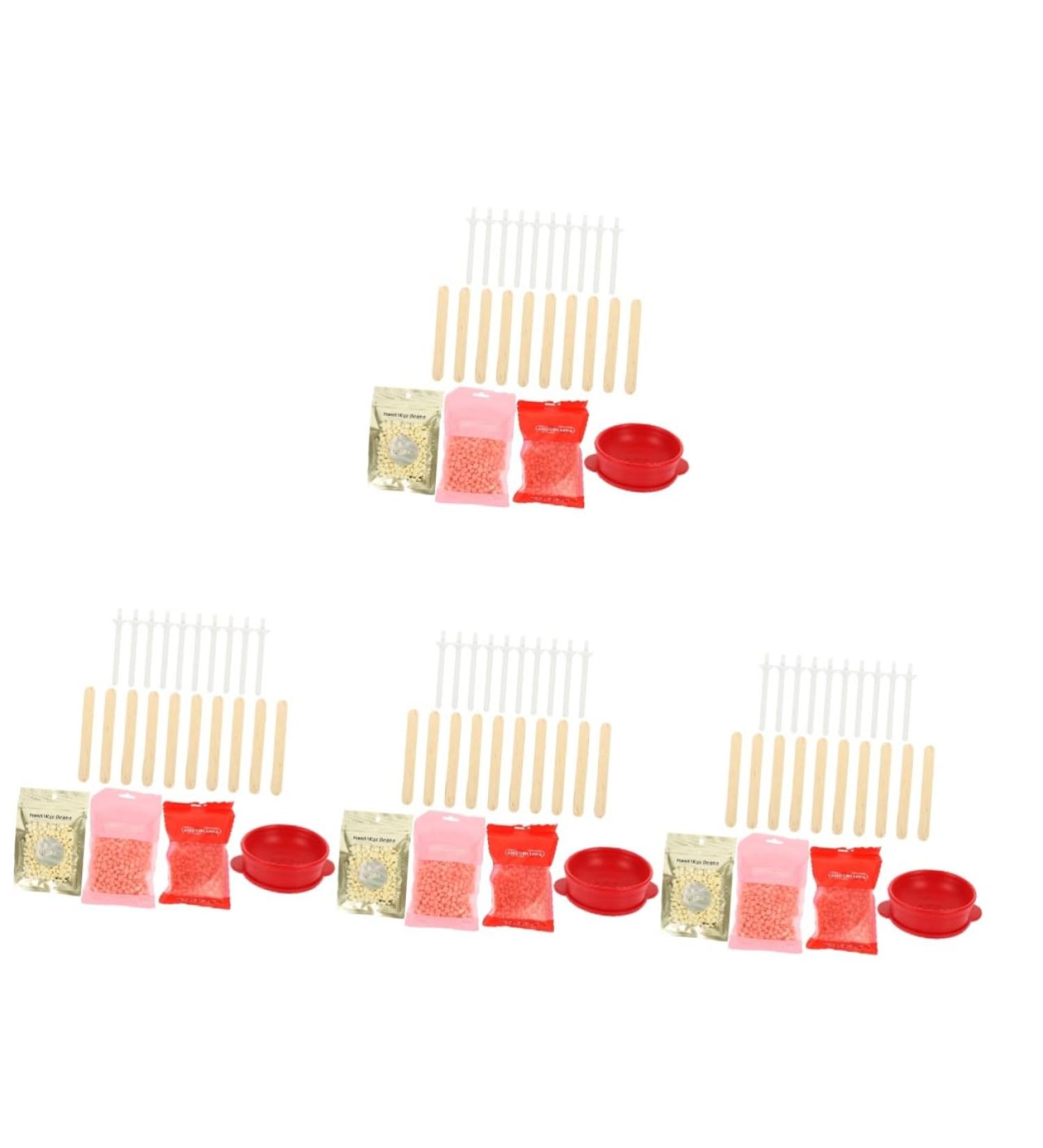 Frcolor 4-Pack Hartwachs-Kit | Hair Removal Wax Shells & Waxing Beads for Facial & Body Treatment | Wax Warmer Magic Wax Beans in Assorted Colors | Ideal for Smooth Skin Makeover - Buy Online on GoSupps.com