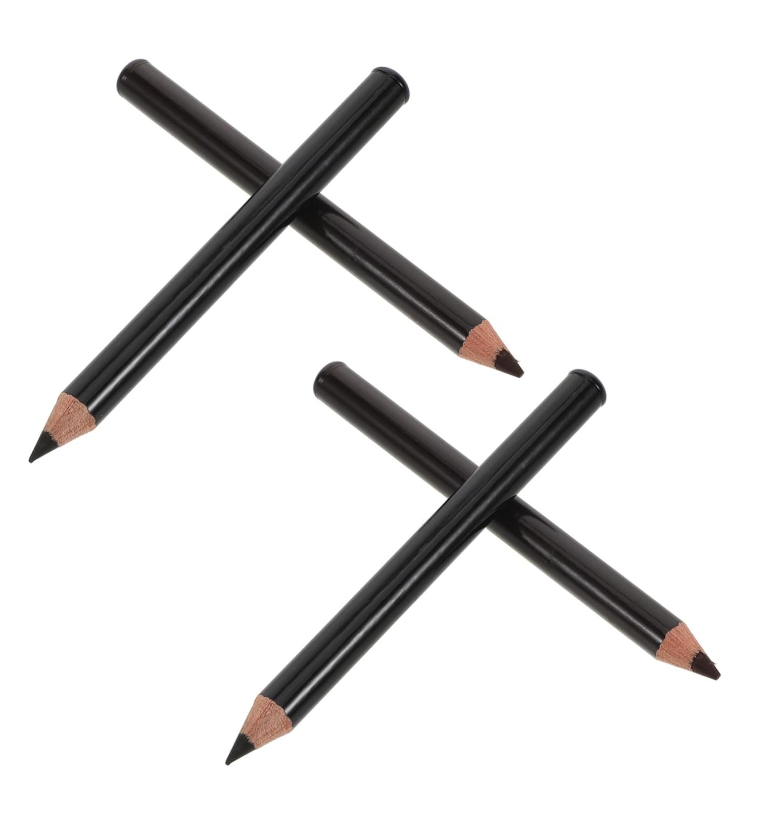 Didiseaon 4pcs Wooden Eyebrow Pencil Shaper Eye Brow Pencil Eyeliner Pencil Soft Brown Eyebrow Pencil - Buy Online on GoSupps.com