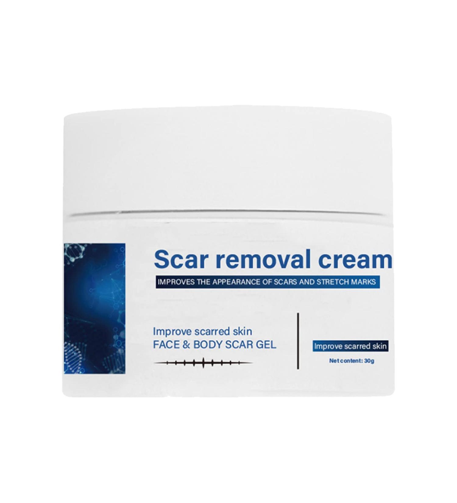 Soothing Scar Removal Cream for Body, Stretch Marks & Tan - Light Blue (One Size) - Buy Online on GoSupps.com