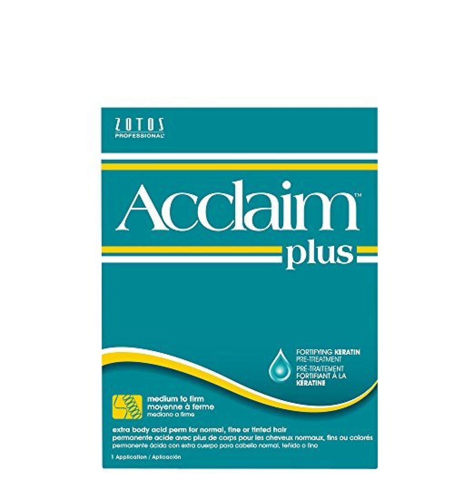 Zotos Acclaim Plus Extra Body Acid Perm for Normal,Tinted or Fine Hair by Zotos