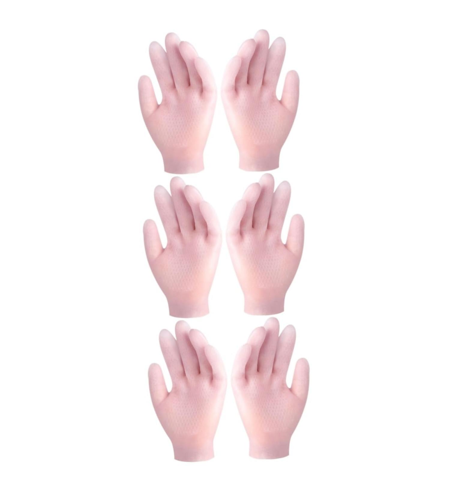 FRCOLOR 3 Pairs moisturizing Gloves Dry Hand Cosmetic Hand Gloves Hand Healing Gloves Features Socks for Women Dead Skin Pumps high Heels for Women Hand Care Gloves Sebs Foot spa Miss - Buy Online on GoSupps.com