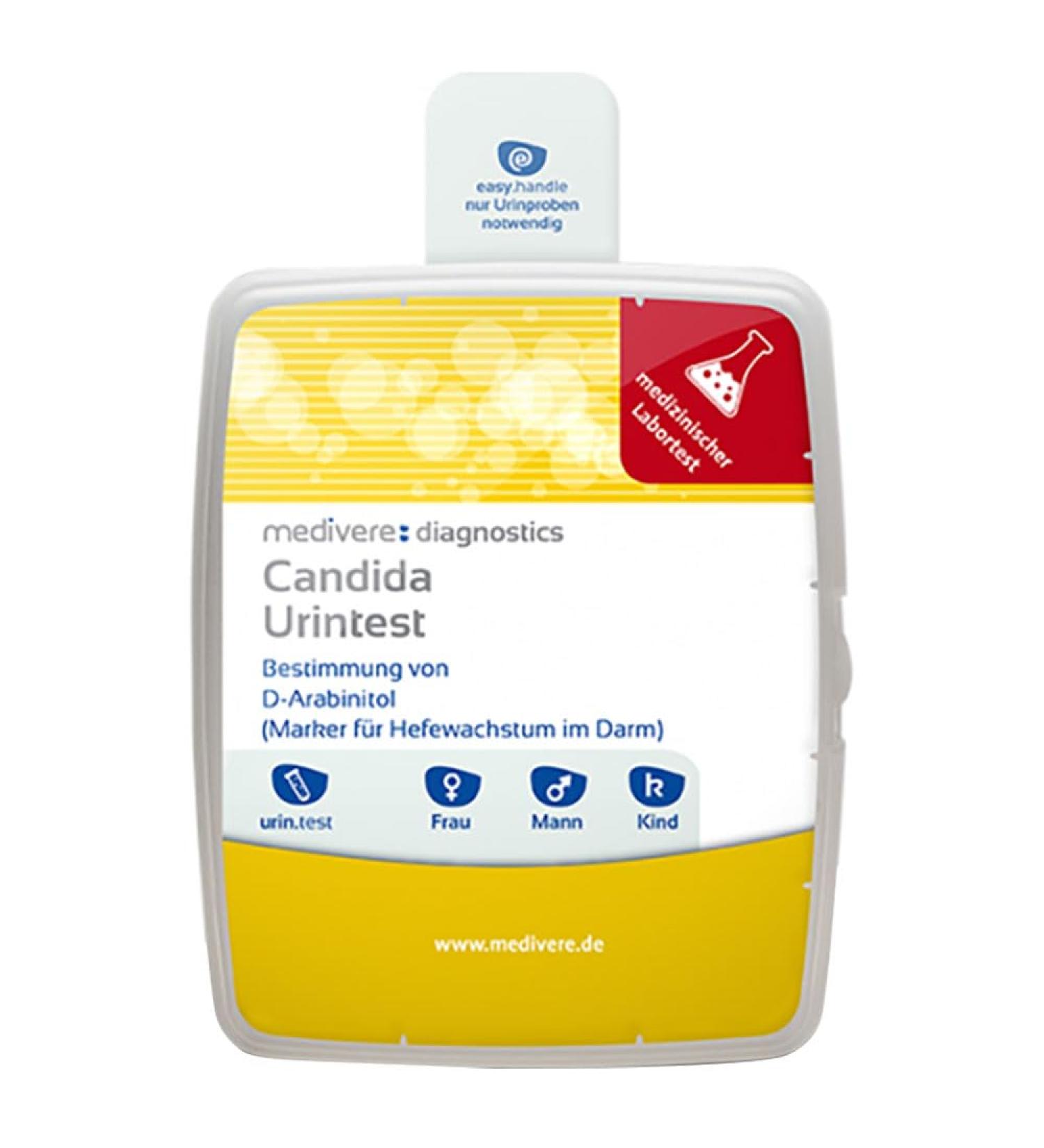 Medivere Candida Urine Test | Accurate D-Arabinitol Analysis for Yeast Detection - International Shipping - Buy Online on GoSupps.com