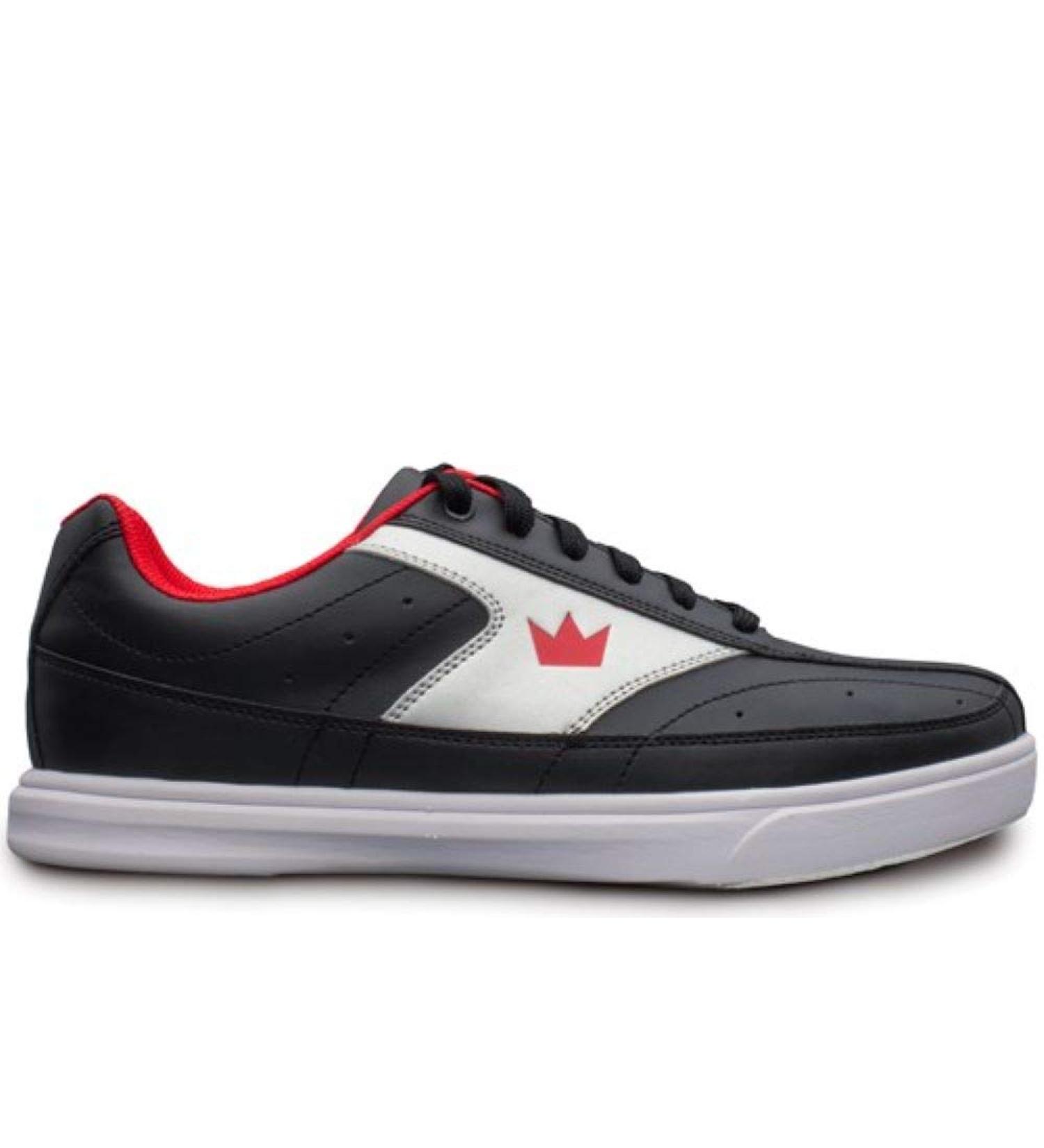 Brunswick Men's Fuze Bowling Shoes-White/Red 10 Black/Red