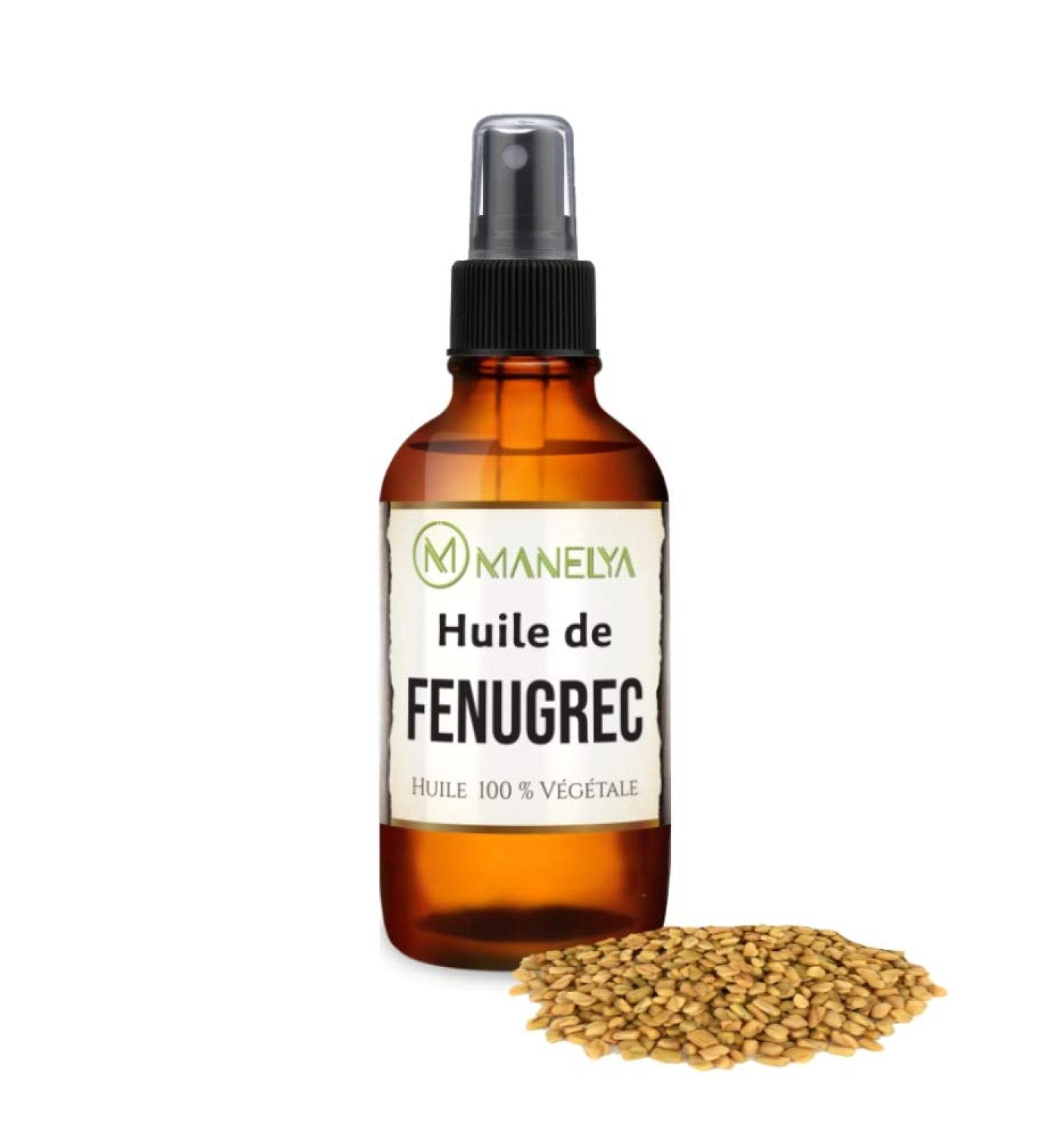 Fenugreek Oil 100 ml 100% Natural - with applicator - Amber glass bottle. 100 ml (Pack of 1)