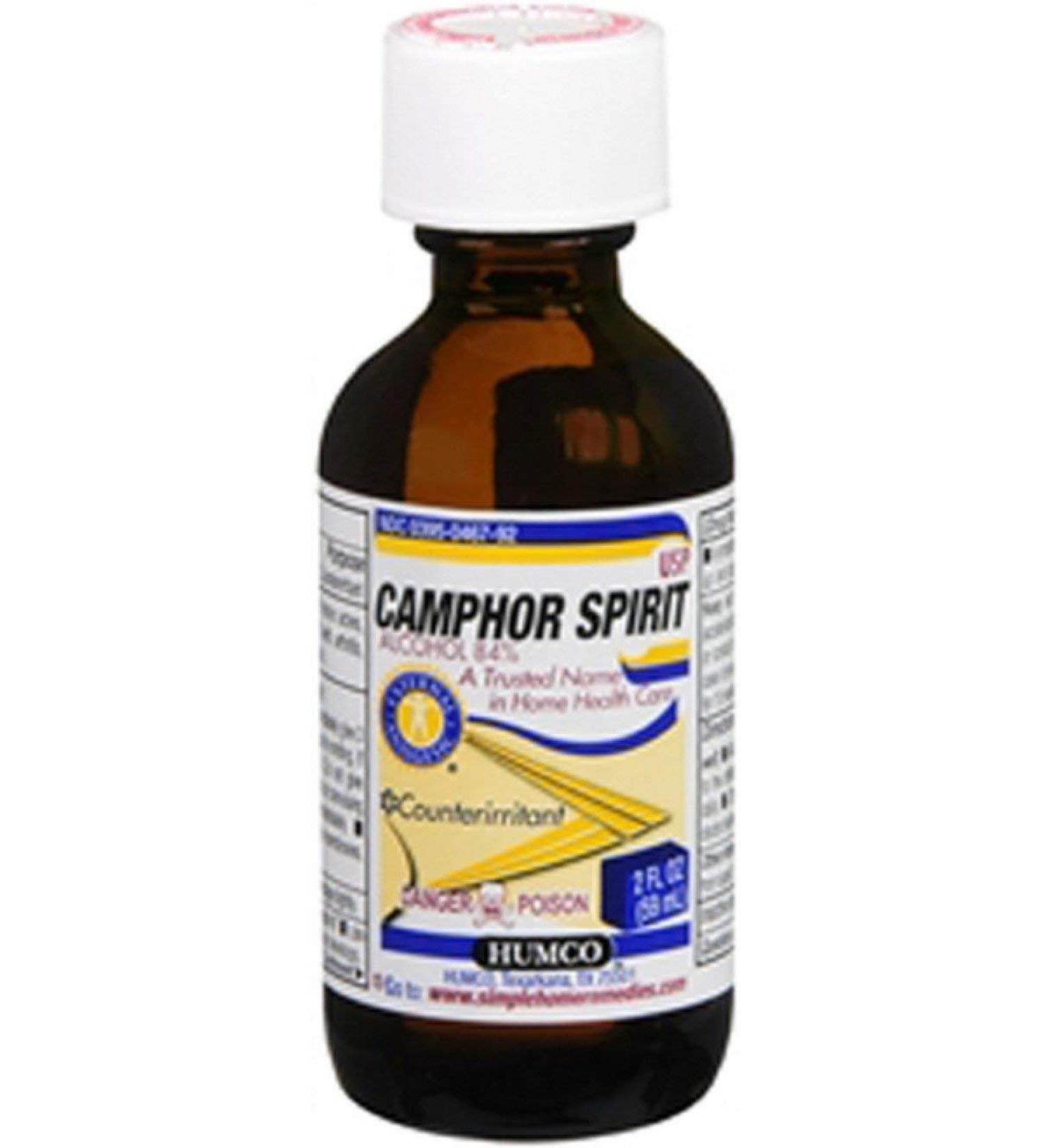 Humco Camphor Spirit USP 2 oz (Pack of 6)