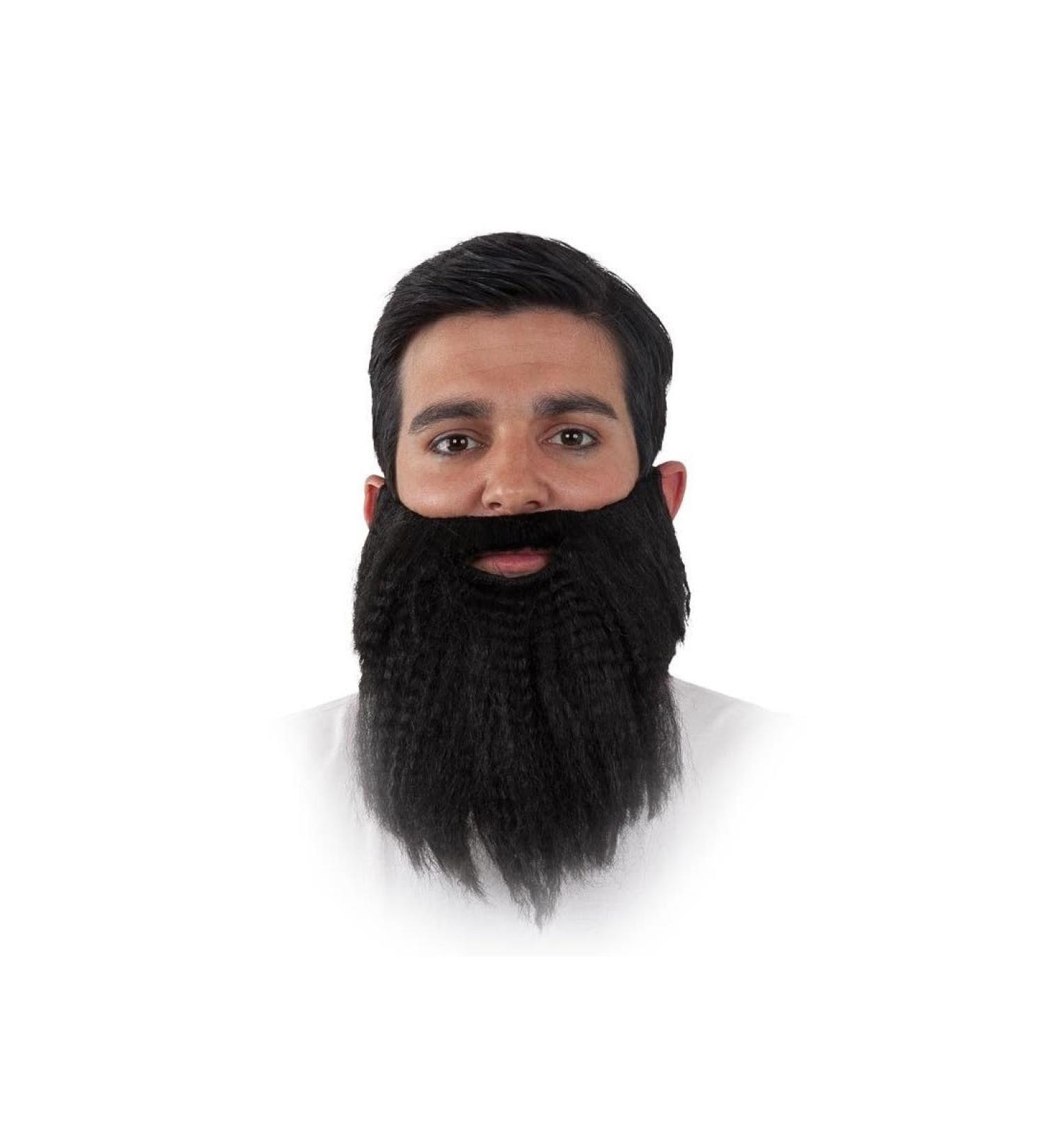 Barbe et Moustache Hipster - Noir
