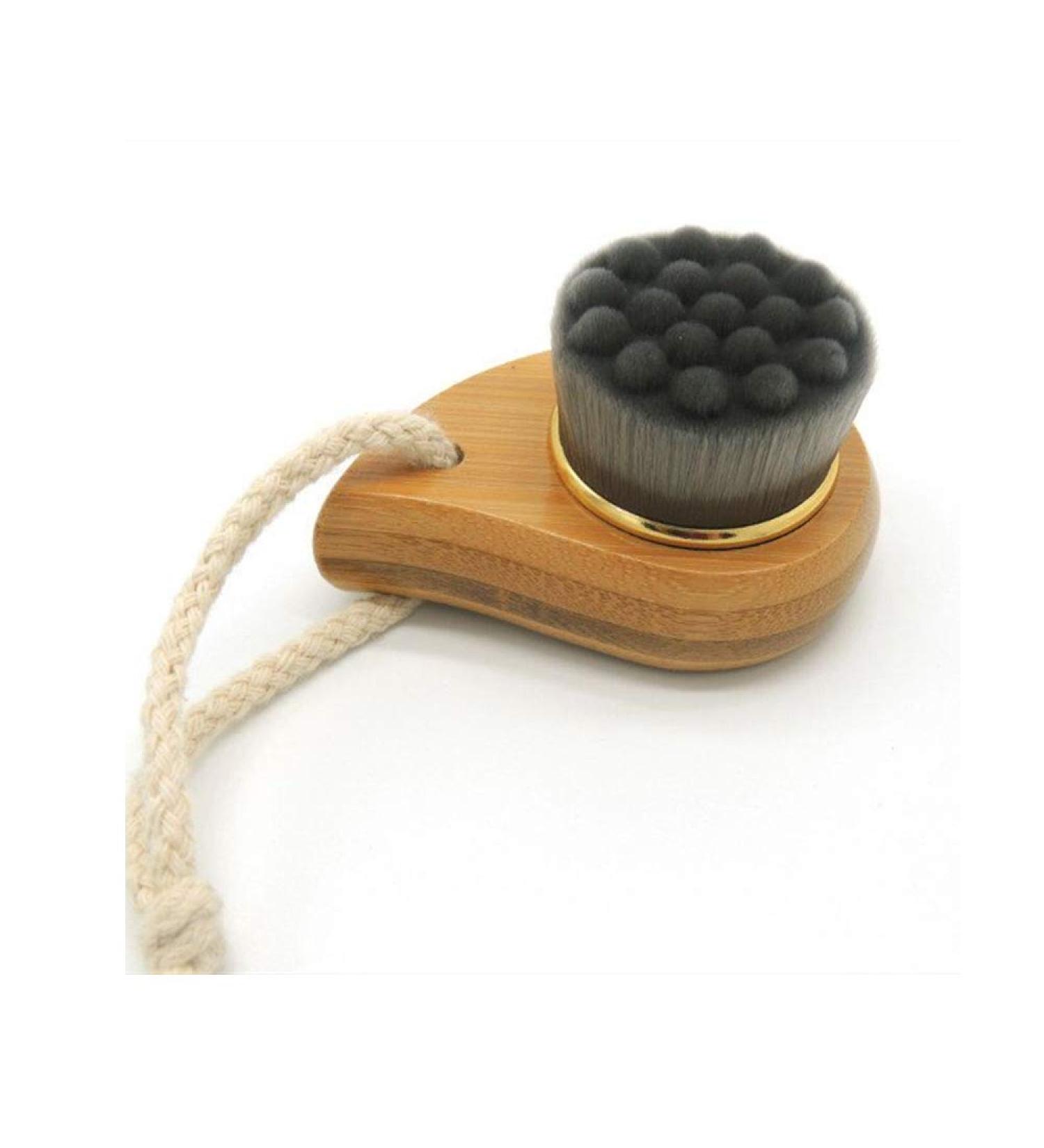 Cleansing Brush Soft Hair to Blackhead Deep Cleansing Ultra-fine Nano Bamboo Charcoal Fiber Exfoliating Cleansing Brush - Buy Online on GoSupps.com