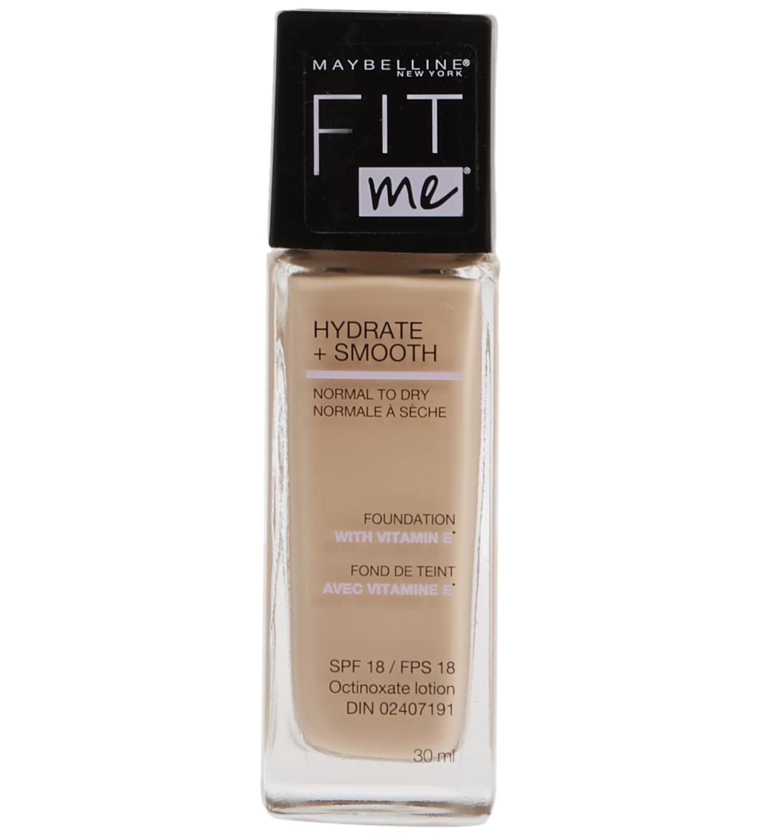 Maybelline Fit Me Dewy + Smooth Foundation 115 Ivory - 1 fl oz (30 ml) | Flawless Coverage - Buy Online on GoSupps.com
