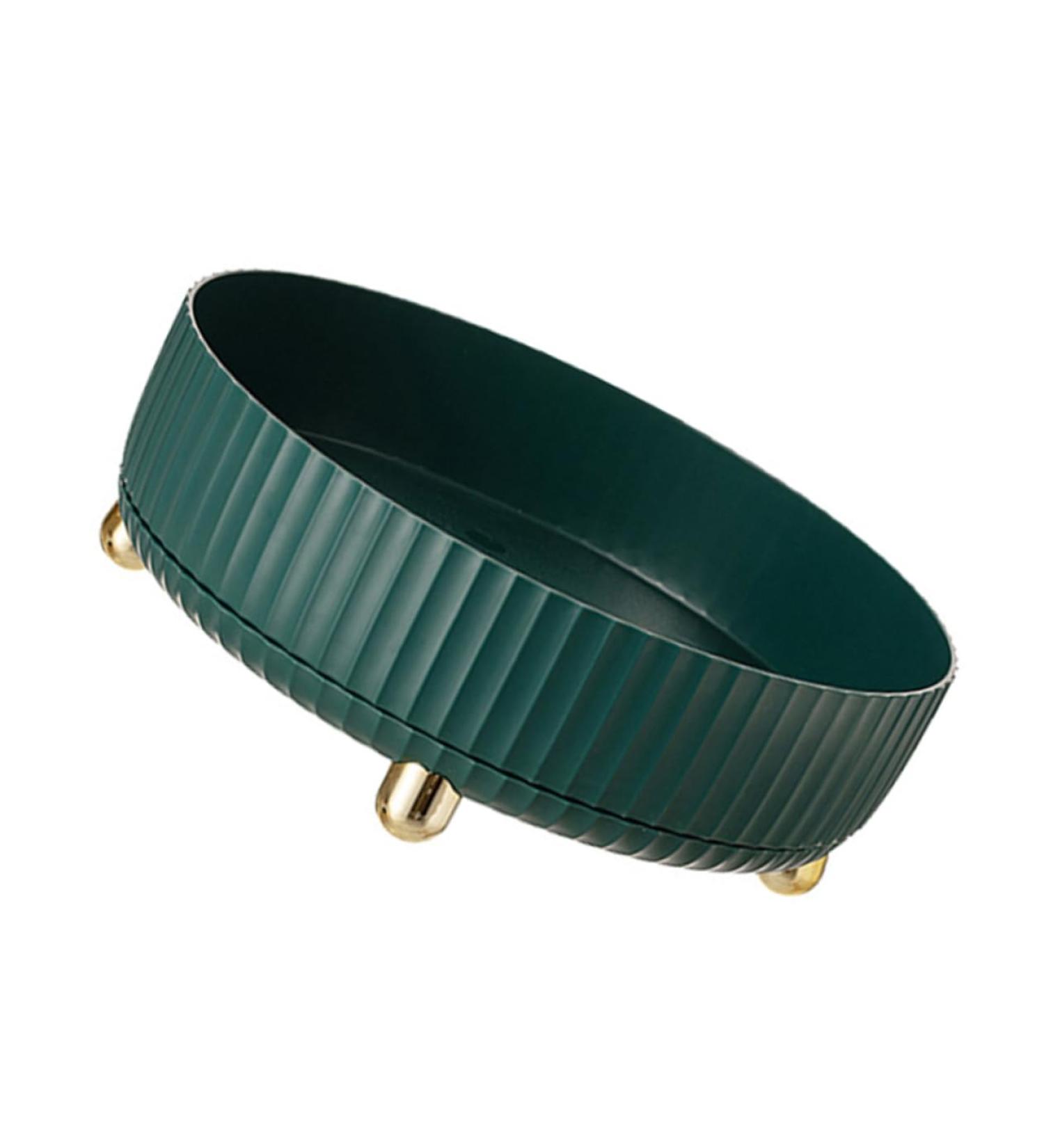  FRCOLOR FRCOLOR Cosmetic Storage Box Palettes in Sink Jewelry Tray Round Rotating Makeup Tray Household Organizer Compartment Fruit Storage Box - Buy Online on GoSupps.com