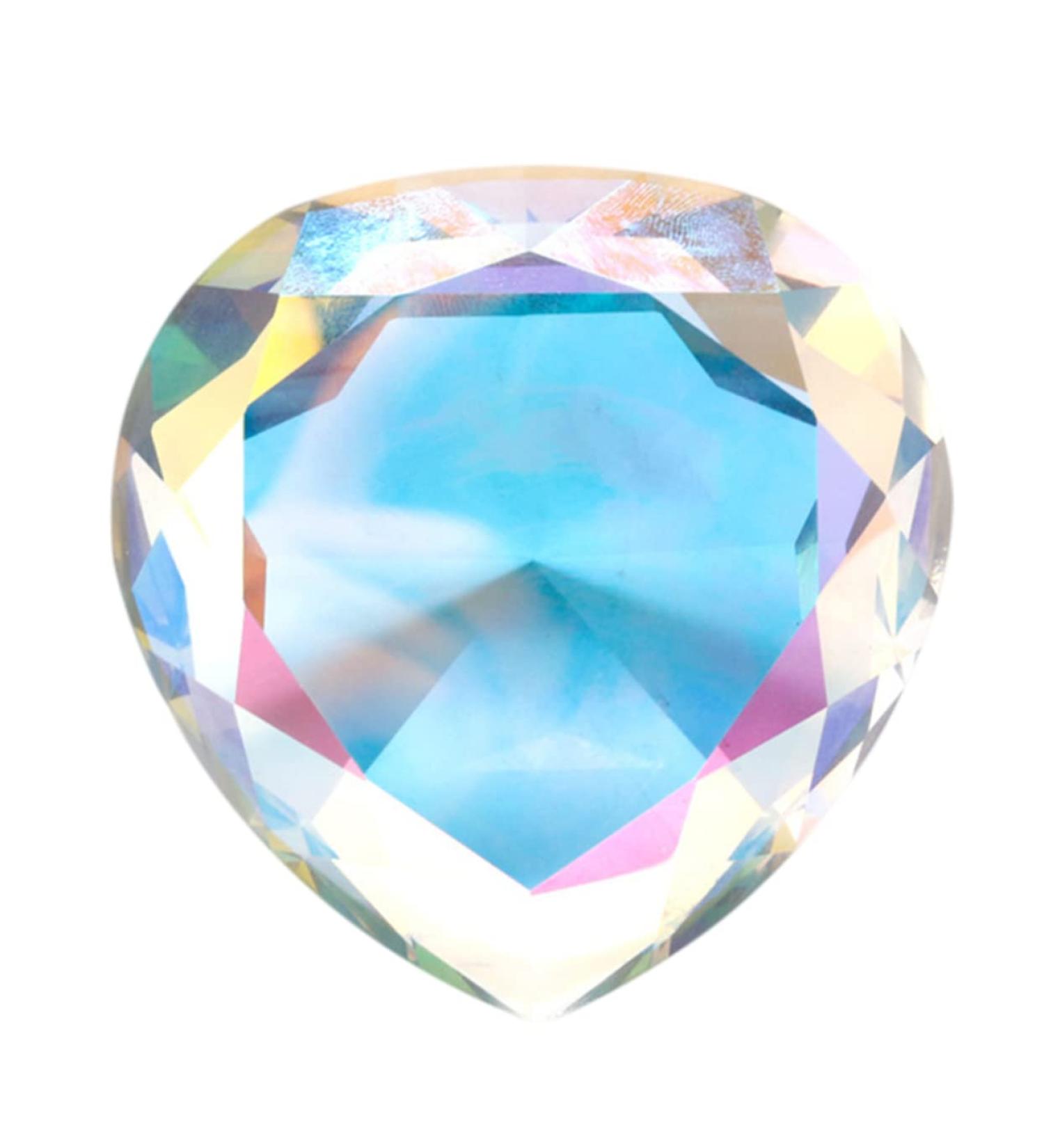 minkissy Diamond Ornaments Crystal Diamond Jewels Artificiales para Large Crystal Heart Manicure Holder Crystal Diamond Jewelry Heart Decor Big Colored Heart Diamond Stand 8cm Accessories - Buy Online on GoSupps.com