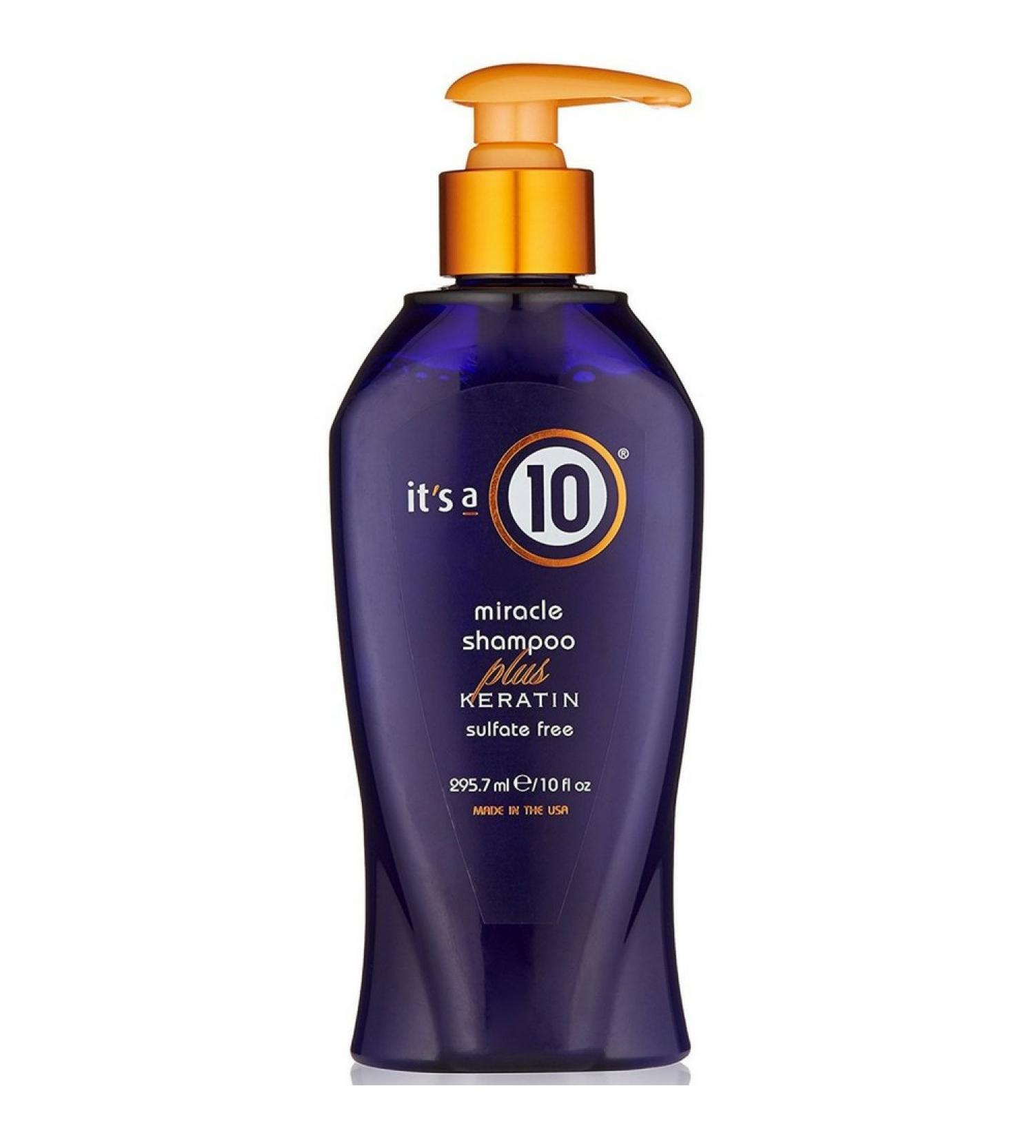 it's a 10 Miracle Shampoo plus Keratin 10 oz