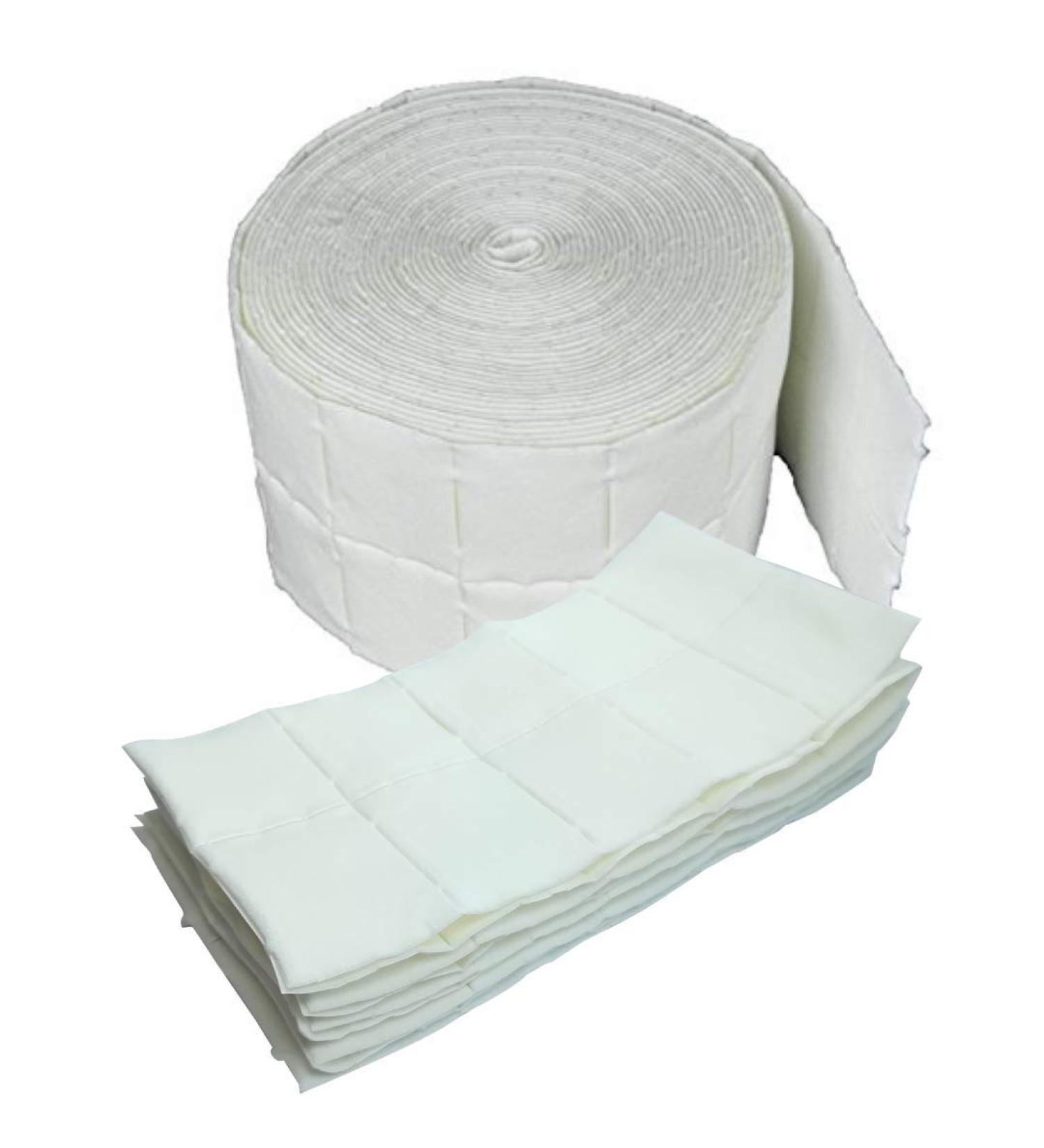 Roll of 100 Lint- Wipes Gel Remover Pads Cellulose Swabs Choose Quantity Best Price - Buy Online on GoSupps.com