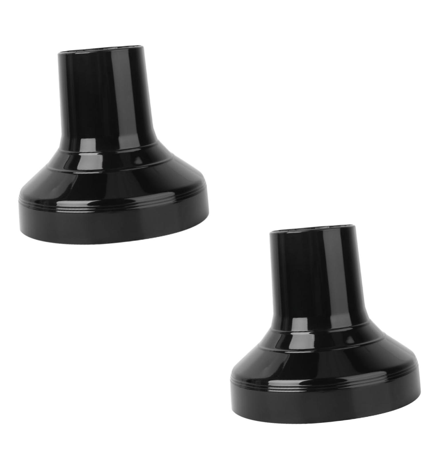 Healeved 2 Pcs Hair Styling Hood Hair Blower Accessory Salon Hair Dryer Cover Hair Dryer Cap Abs Black 16x15cmx2pcs Blackx2pcs - Buy Online on GoSupps.com