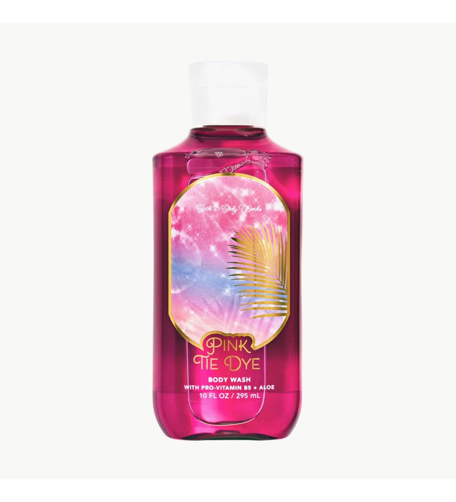 Bath & Body Pink Tie Dye Shower Gel Body Wash 10 fl. oz. / 295 mL (Packaging Styles May Vary)