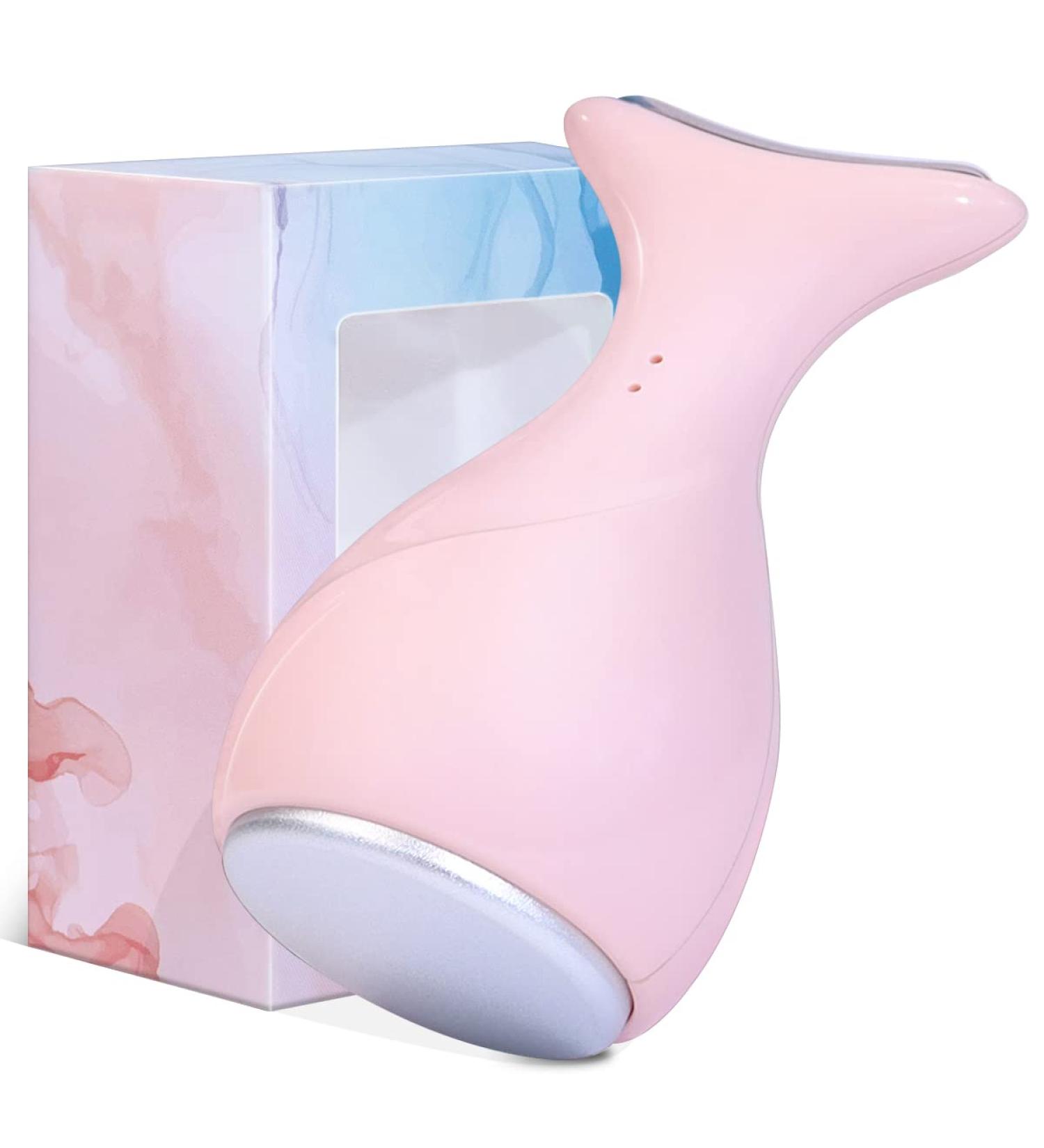 BAIMEI Reusable Cooling Eye Pad with Handle - Ice Globe for Women - Reduce Puffiness & Shrink Pores - Pink - Buy Online on GoSupps.com