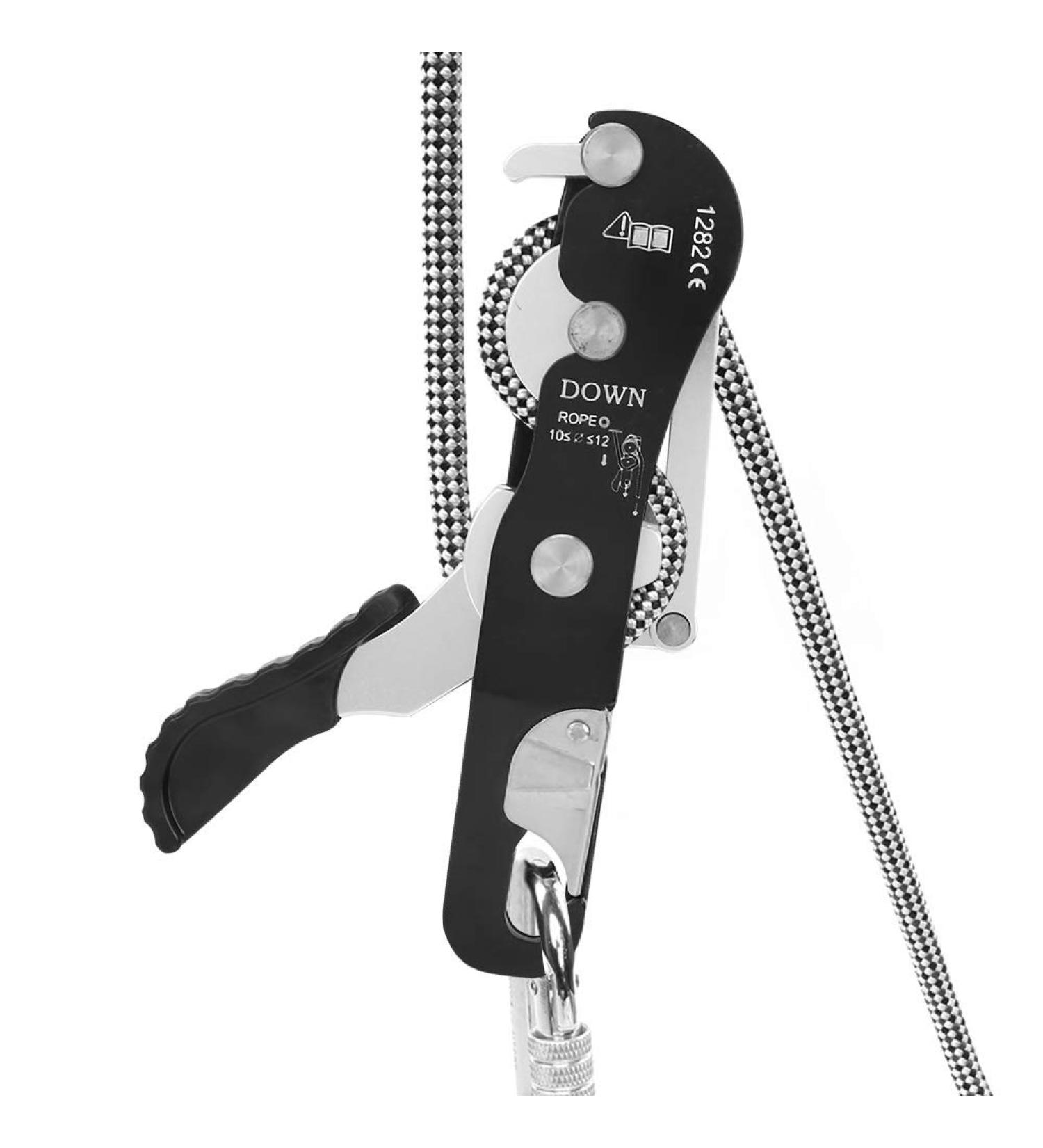 Climbing & Abseiling Device for 10-12mm Ropes | Self-Braking Safety Equipment for Tree Maintenance & Outdoor Relaxation - Buy Online on GoSupps.com