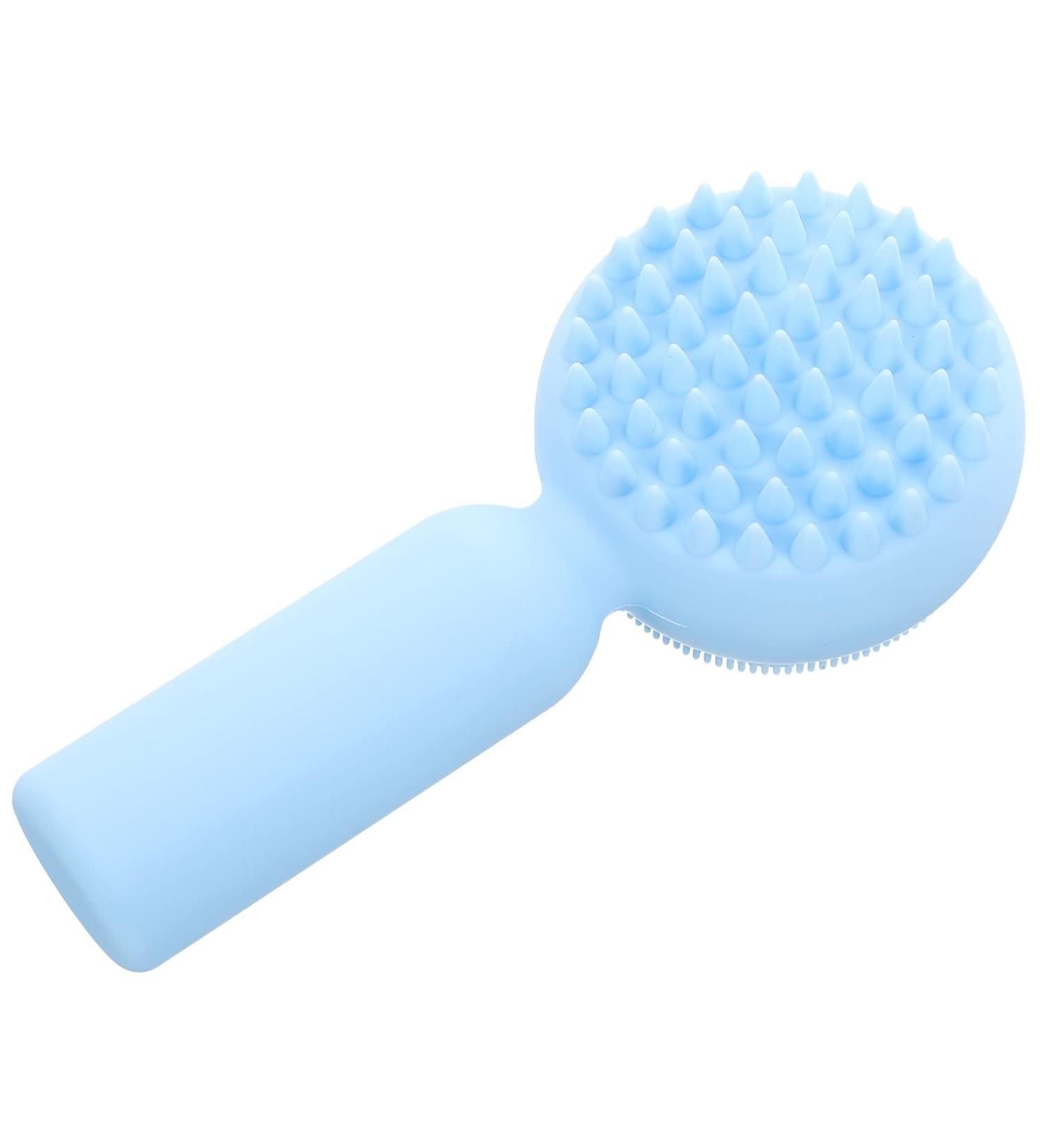MAGICLULU Silicone Face Brush Exfoliating Brush Skincare Brush Facial Scrubber Face Scrubbers Face Brush Exfoliator Face Scrubber Silicone Face Exfoliator Silicone Scrubber Facial Brush 11x5cm Sky-blue - Buy Online on GoSupps.com