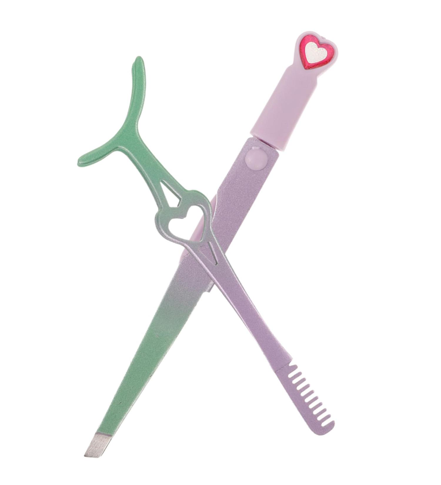 MERRYHAPY 1 Set False Eyelash Auxiliary Tool Tweezers Eyelash Clips Eyelash Applicator Lash Clip with Comb Eyelash Comb Beauty Accessories Stainless Steel - Buy Online on GoSupps.com