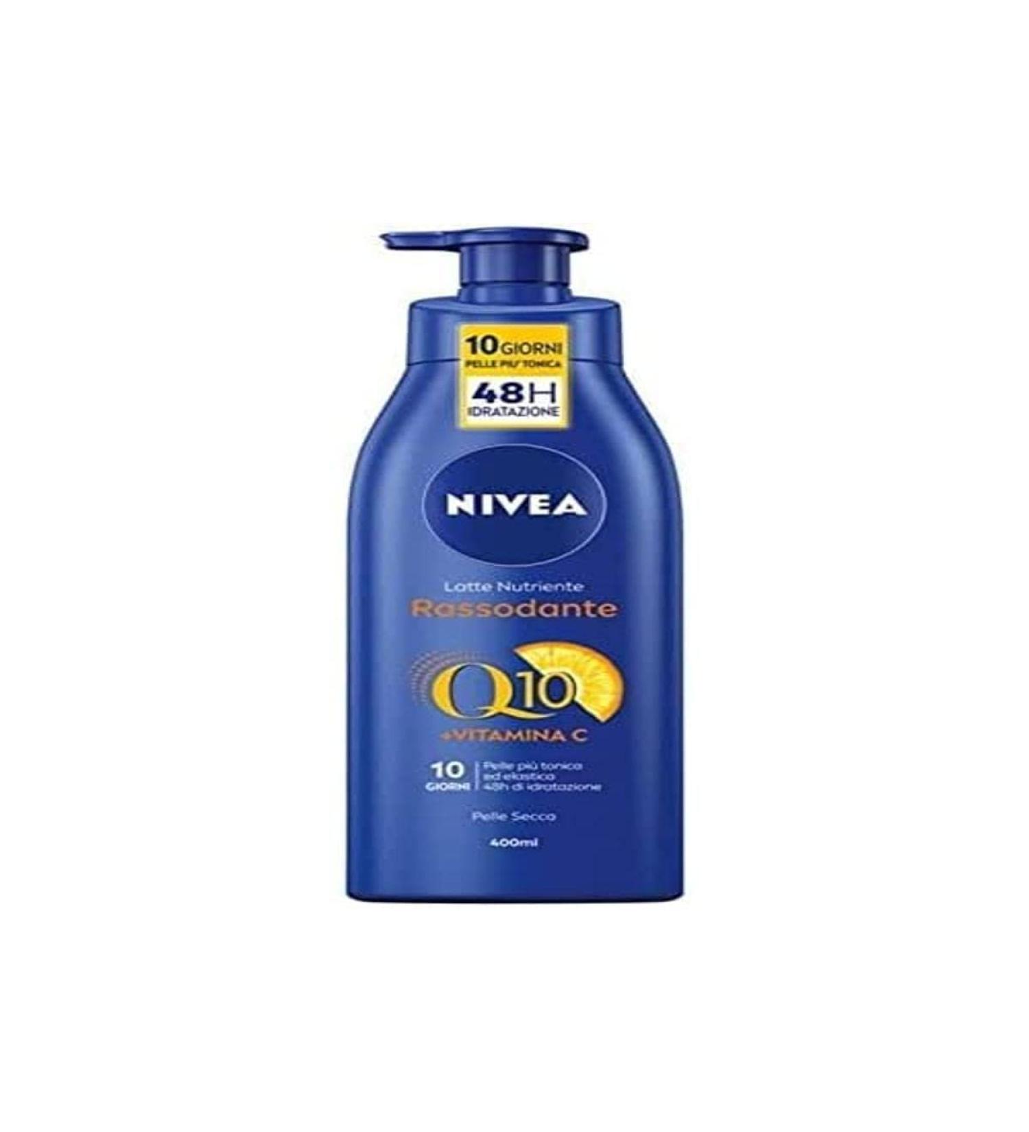 NIVEA Torting body milk Q10 + vitamin C 400 ml tightening cream for dry skin in 10 days tight body cream for 48 hours